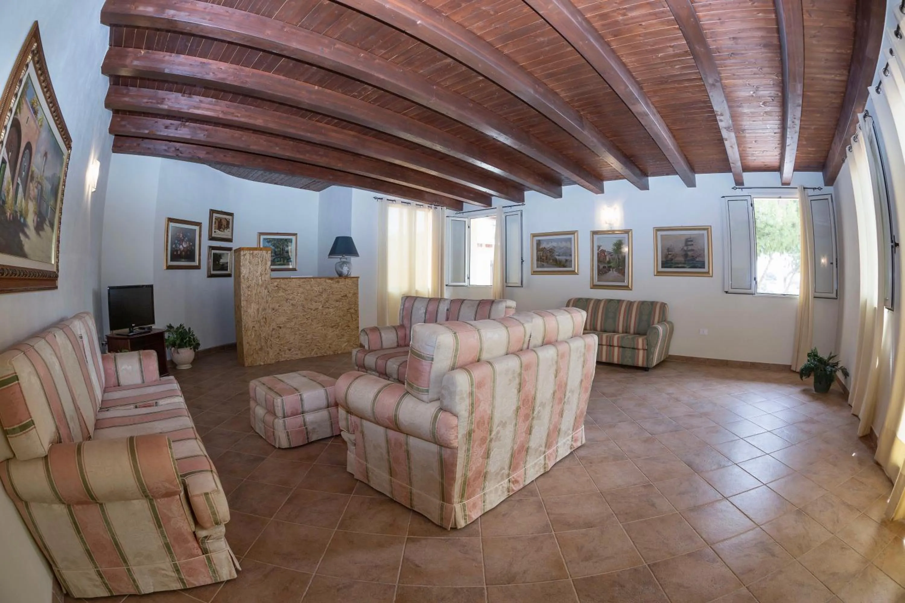 Seating area in Residence Agave Lampedusa