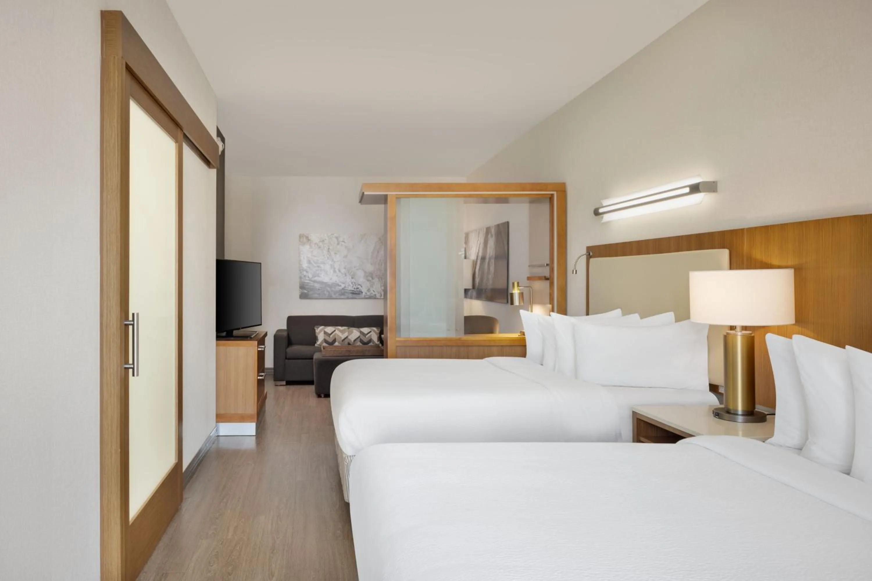 Photo of the whole room, Bed in SpringHill Suites Orange Beach at The Wharf