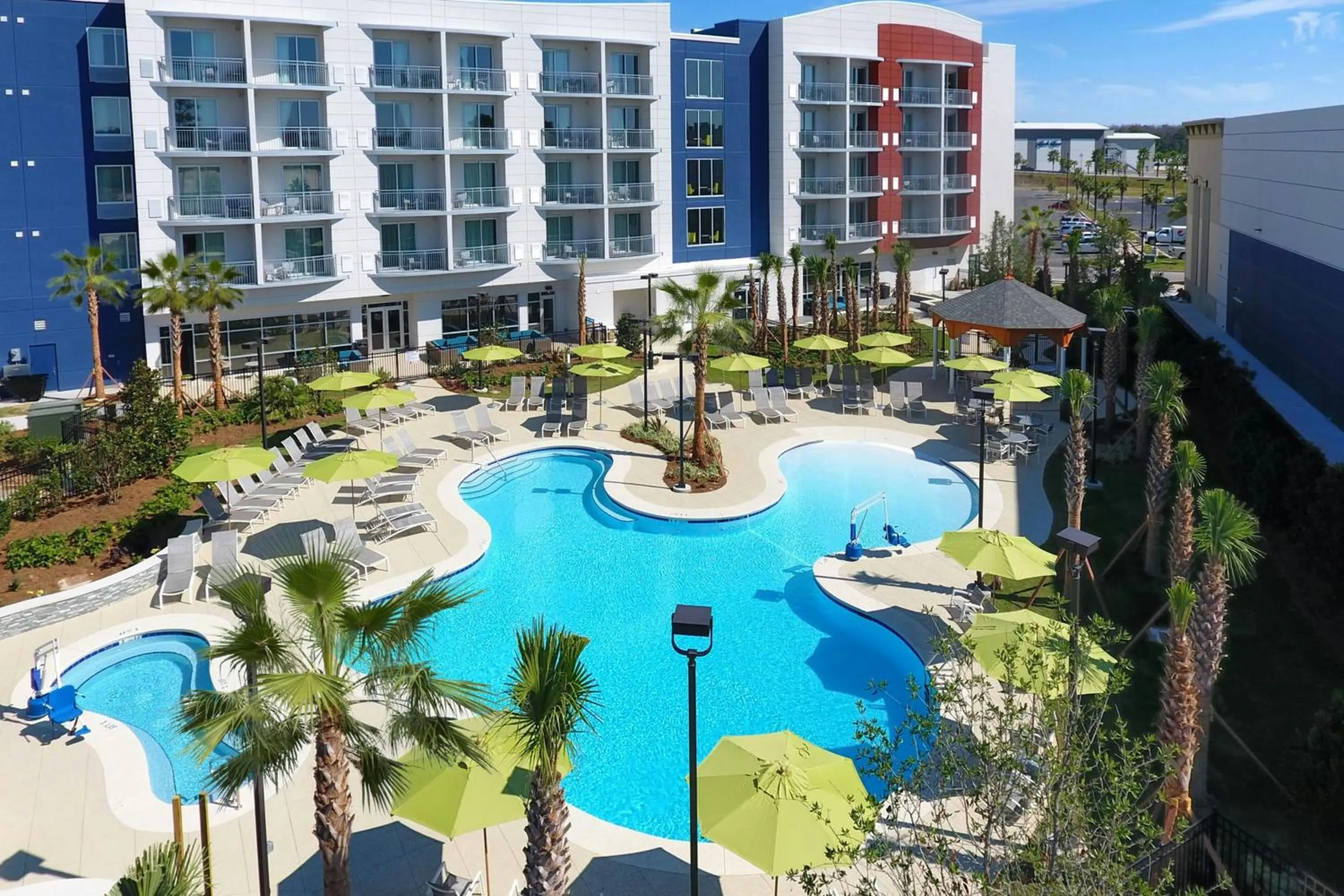 Property building in SpringHill Suites Orange Beach at The Wharf