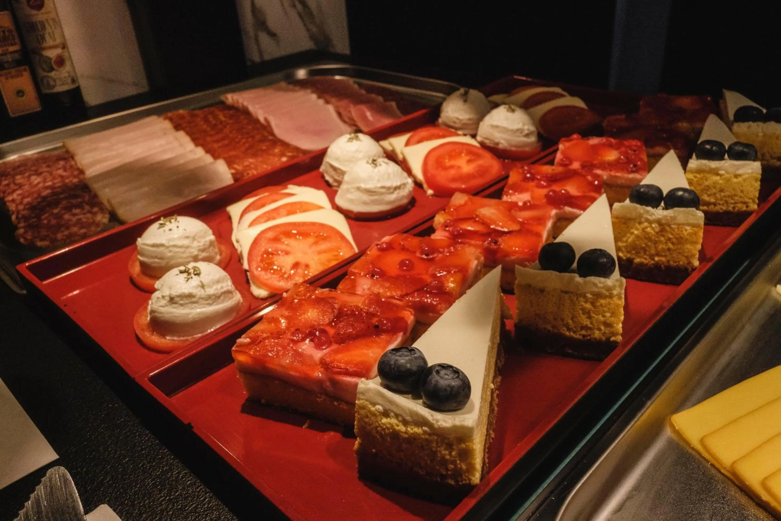 Buffet breakfast in Hotel Jarun