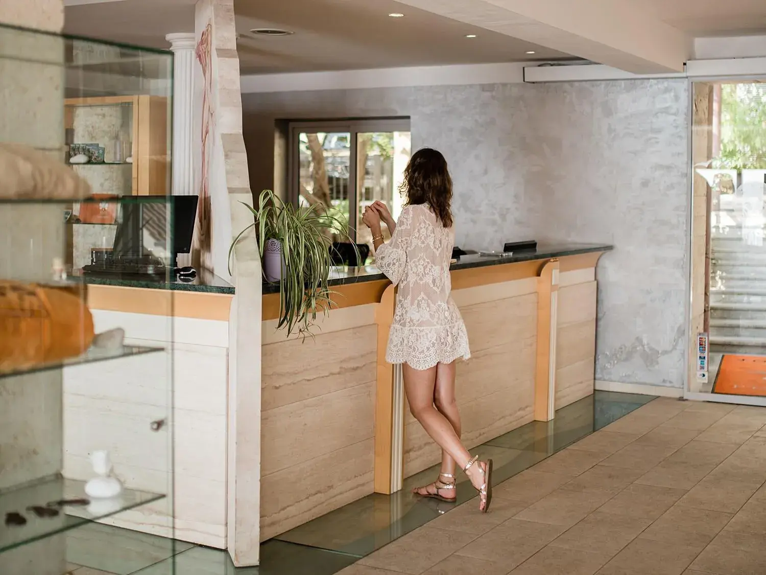 Lobby or reception in Hotel Podstine Lobby or reception in Hotel Podstine