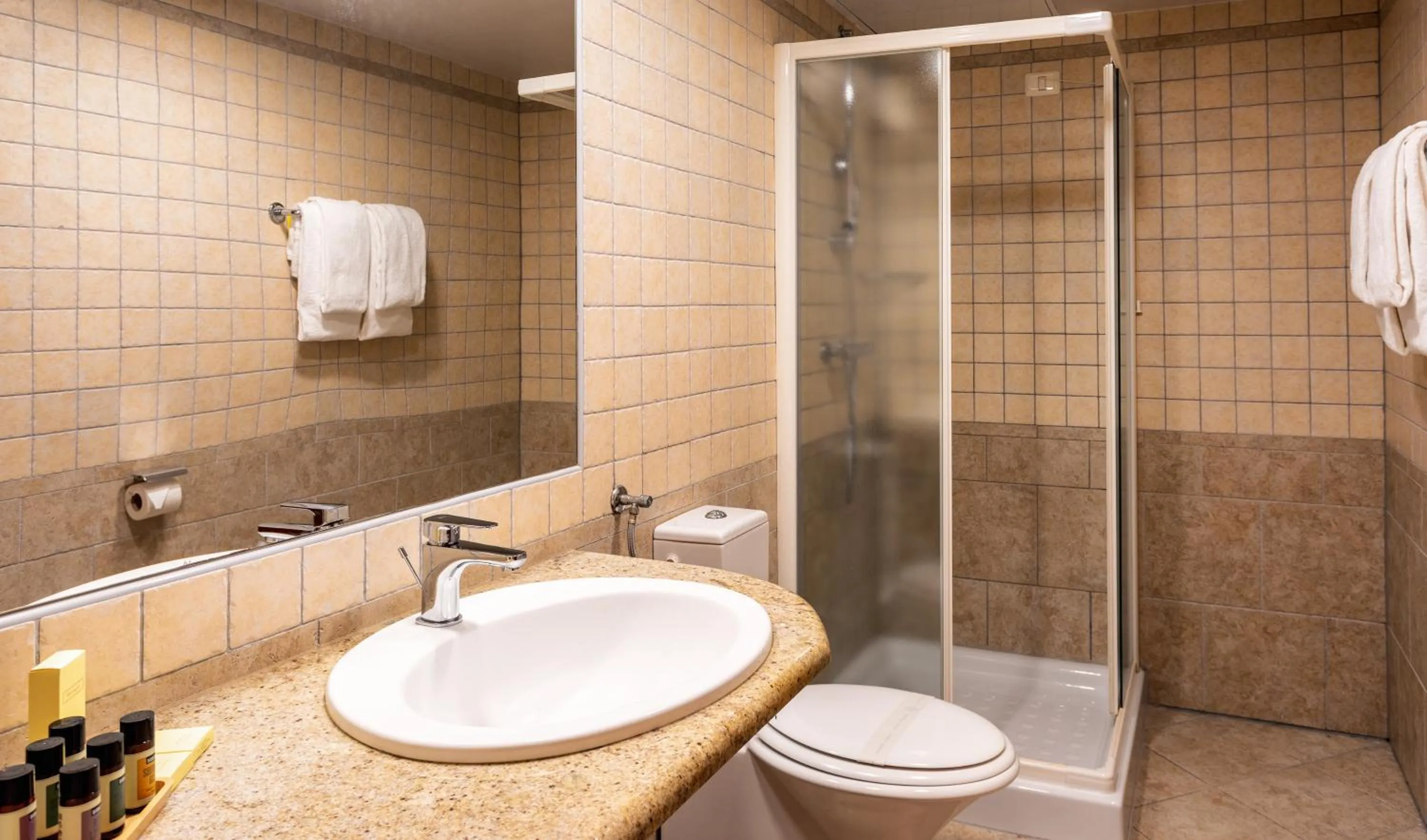 Shower in Hotel Podstine