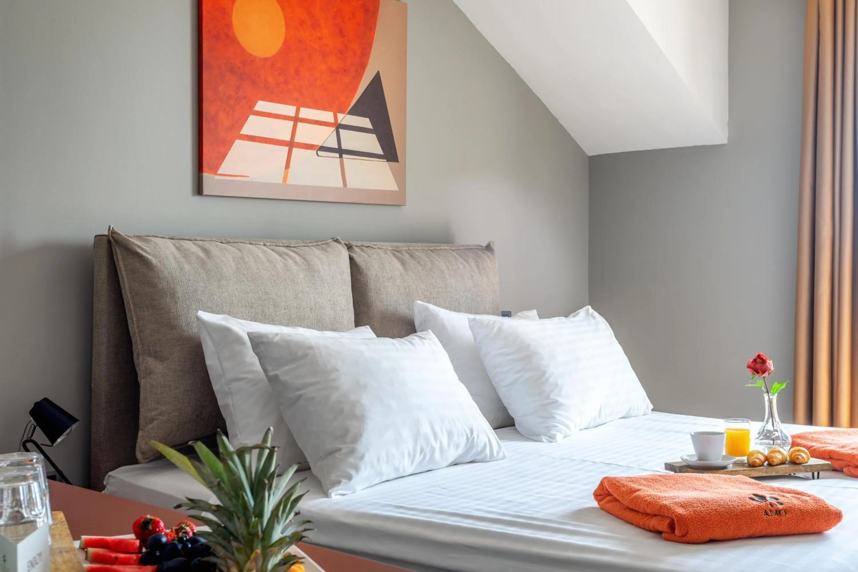 Bed in Hotel Podstine