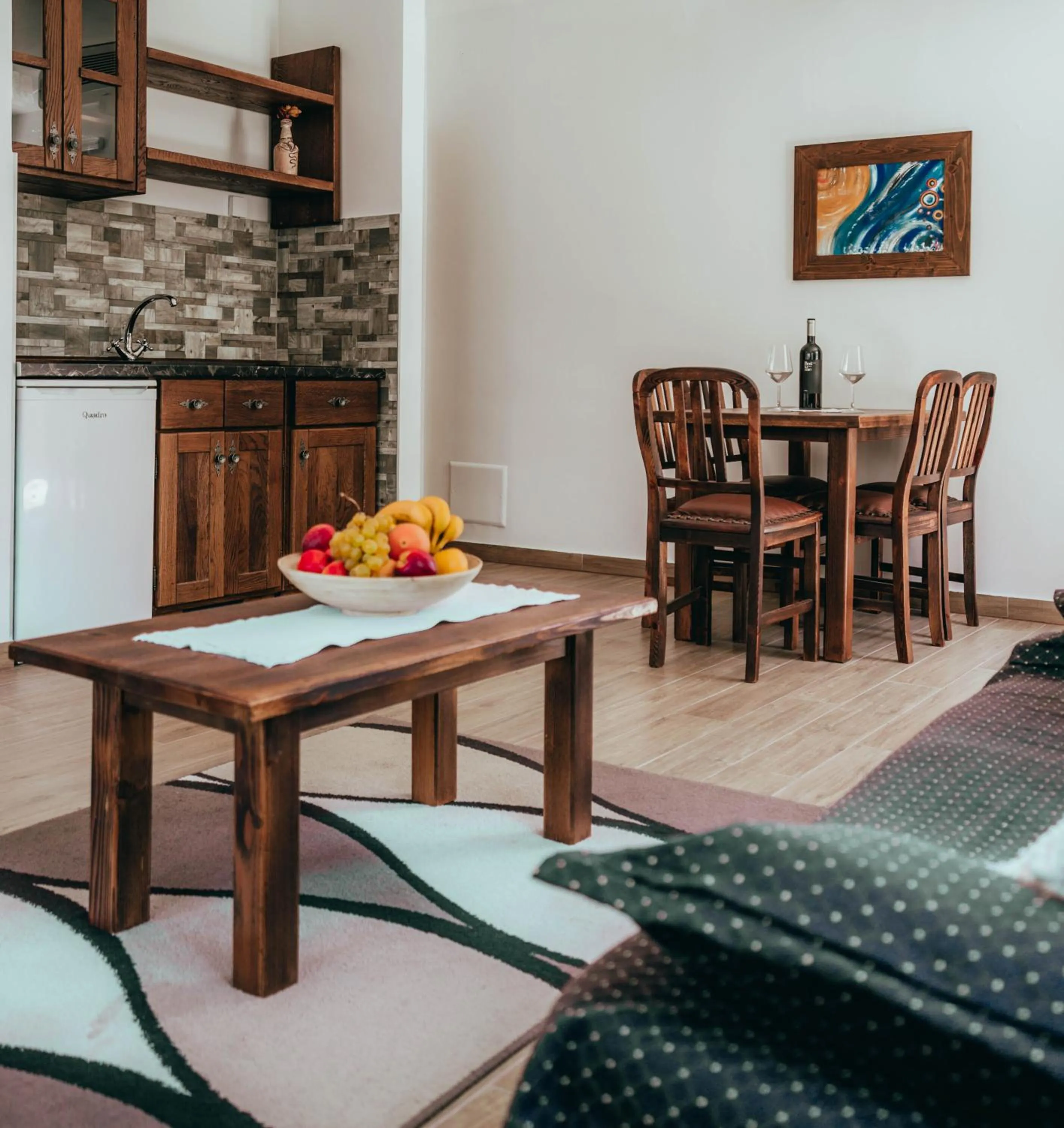 Living room in Etno Garden Apartments
