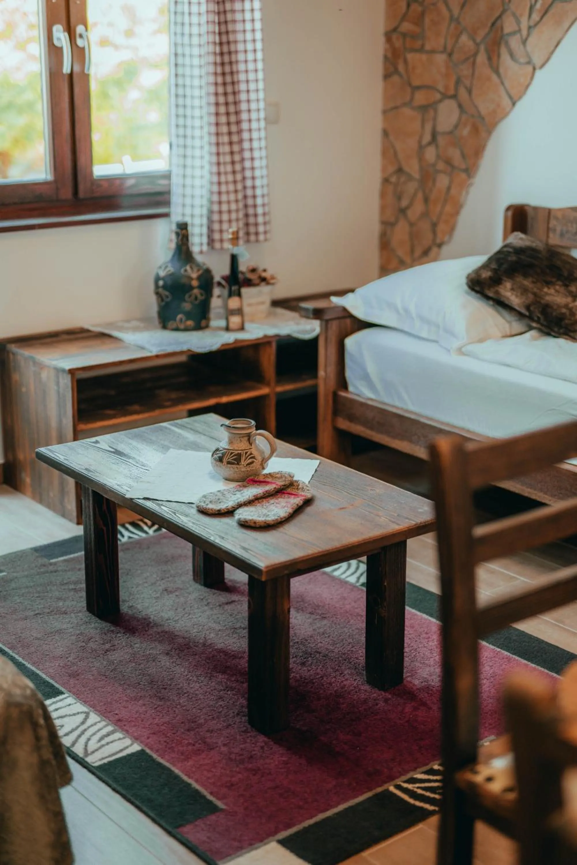 Living room in Etno Garden Apartments