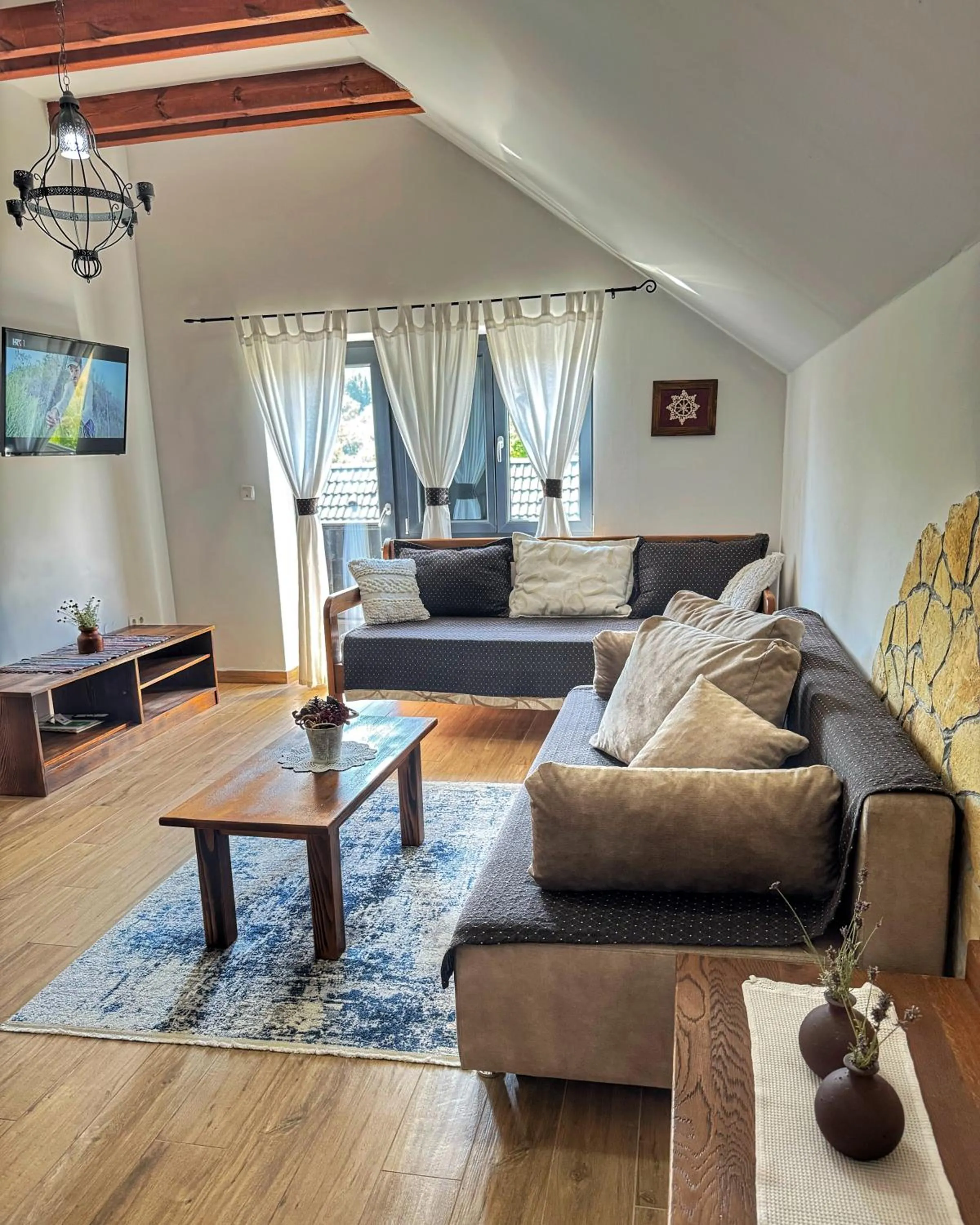 TV and multimedia in Etno Garden Apartments