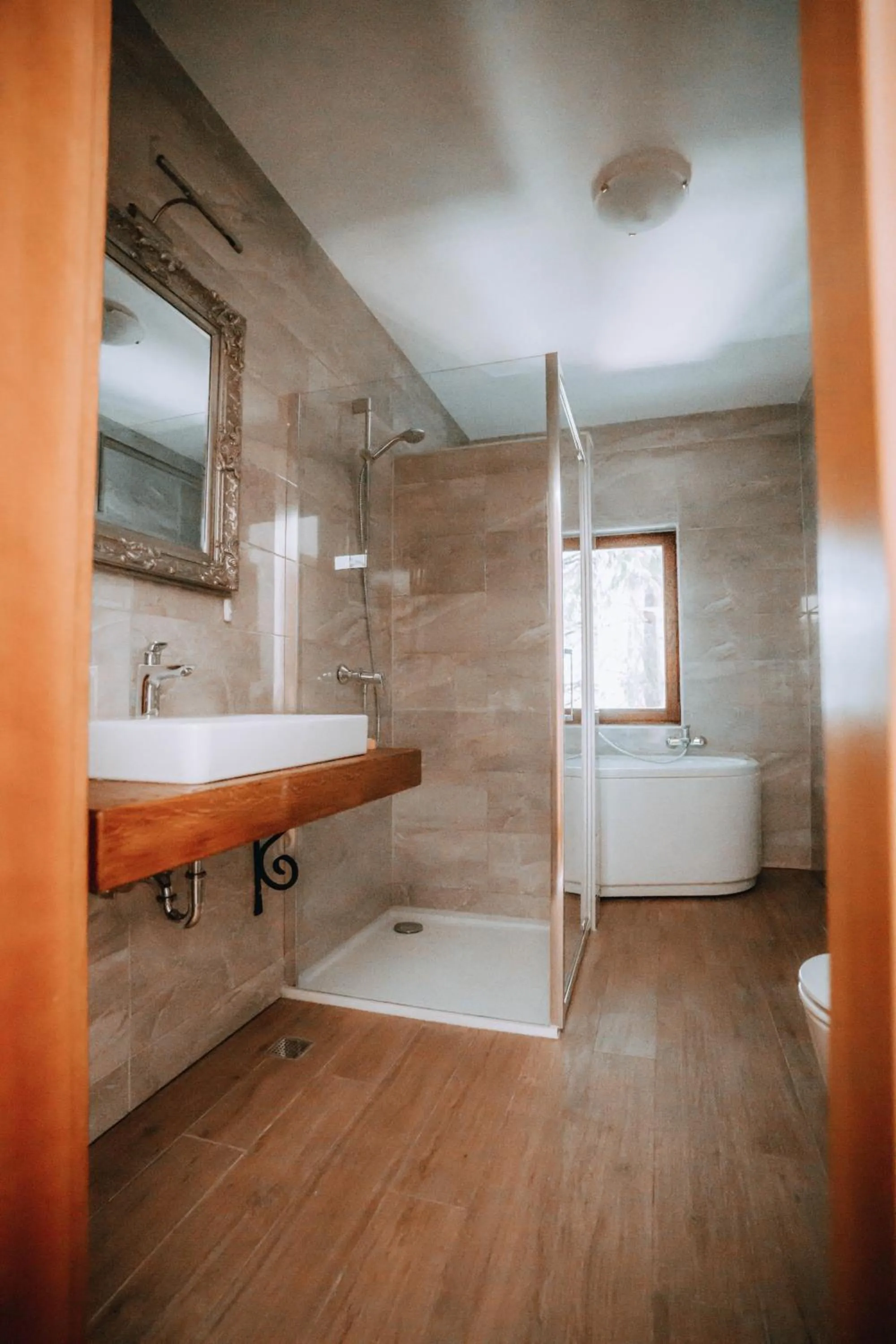 Shower in Etno Garden Apartments