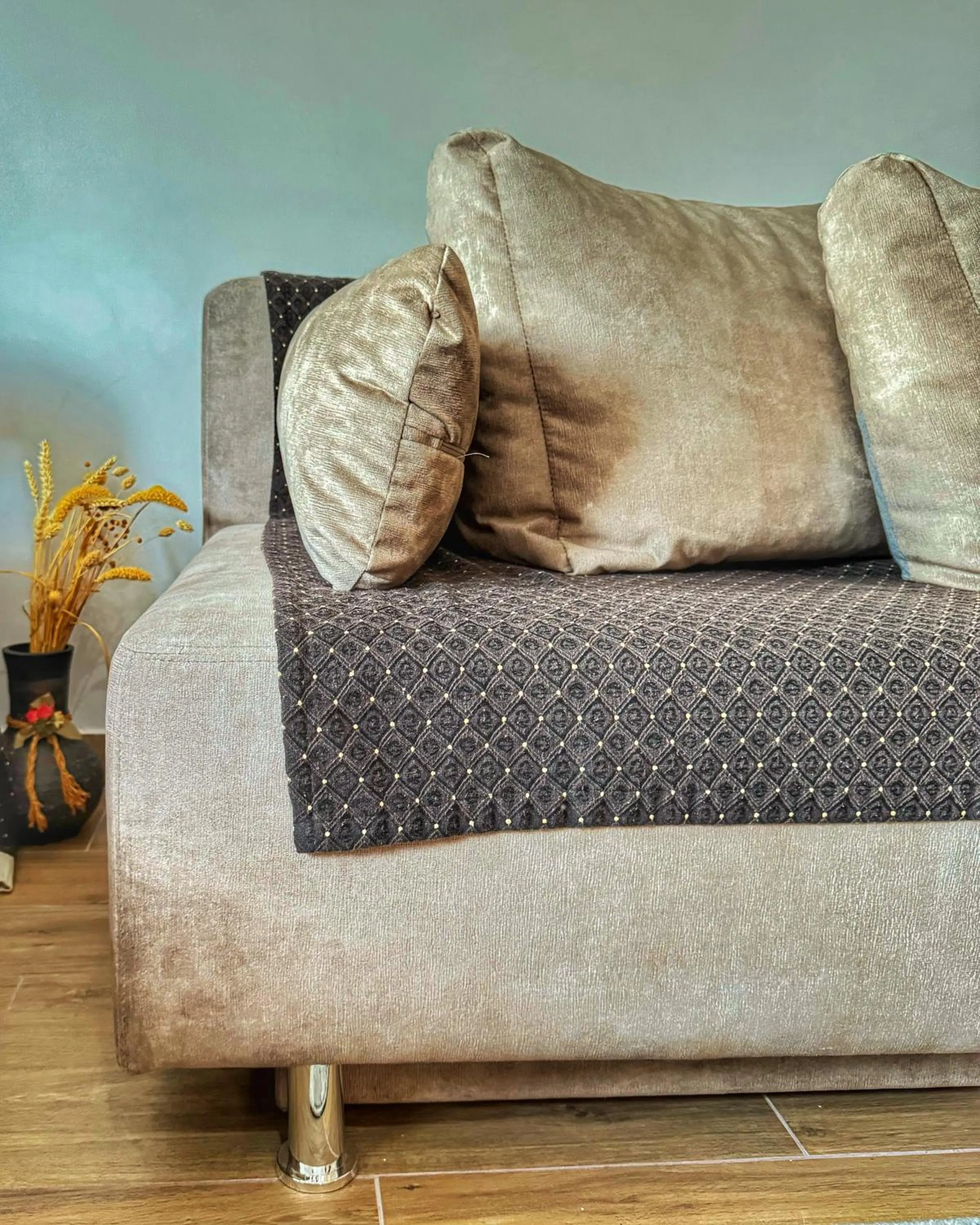 Bed in Etno Garden Apartments