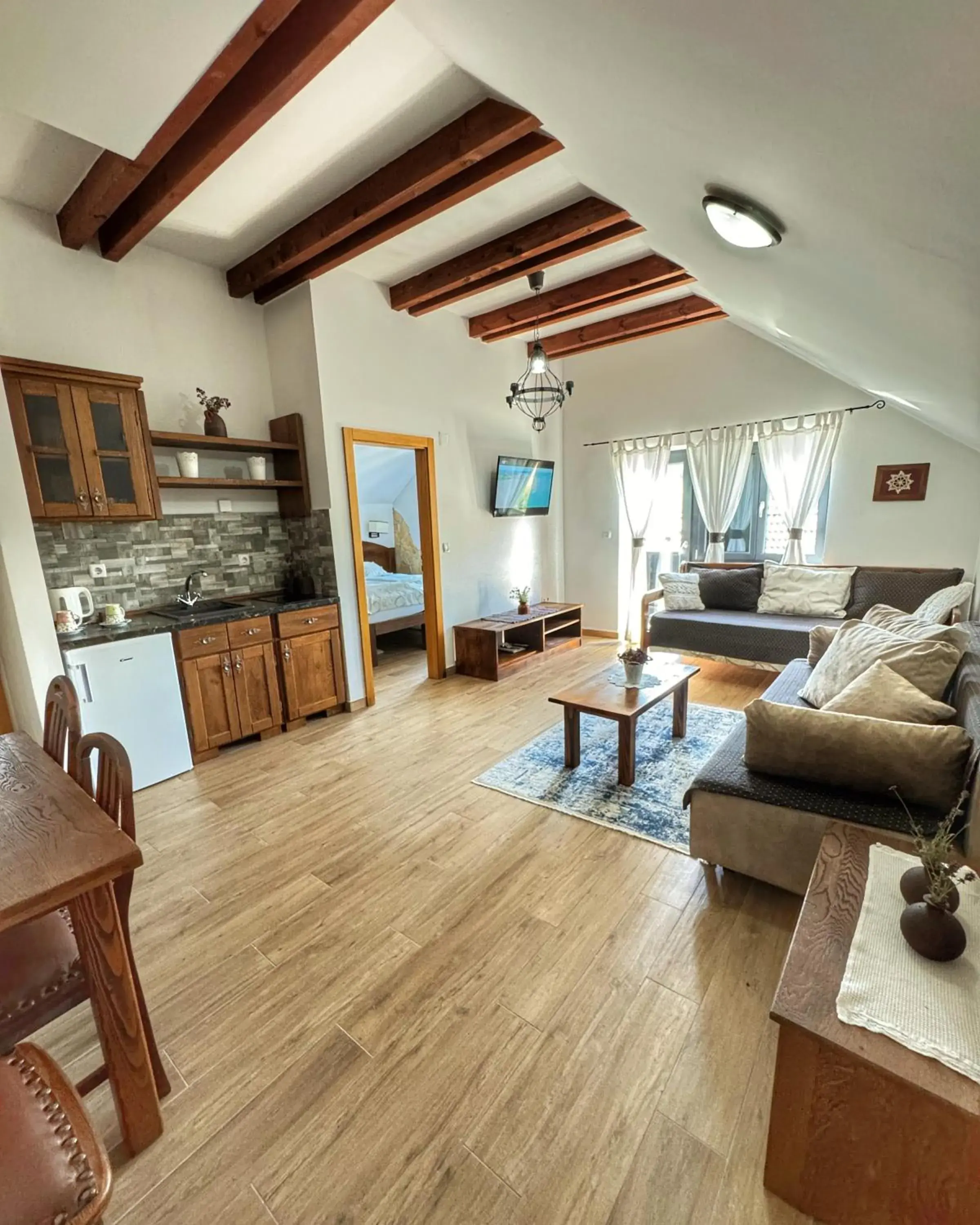 One-Bedroom Apartment (2 Adults + 2 Children) in Etno Garden Apartments One-Bedroom Apartment (2 Adults + 2 Children) in Etno Garden Apartments