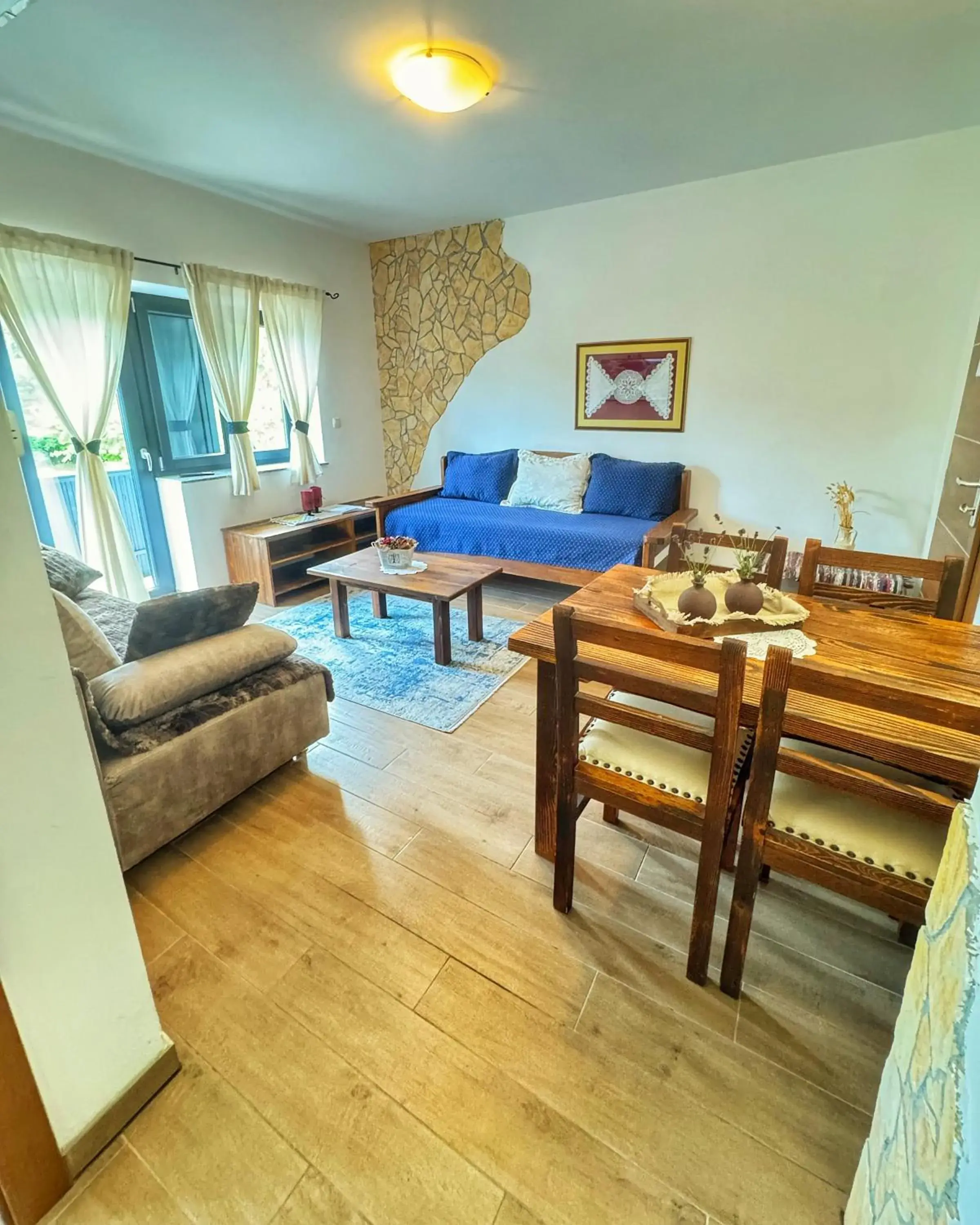 One-Bedroom Apartment (2 Adults + 2 Children) in Etno Garden Apartments One-Bedroom Apartment (2 Adults + 2 Children) in Etno Garden Apartments