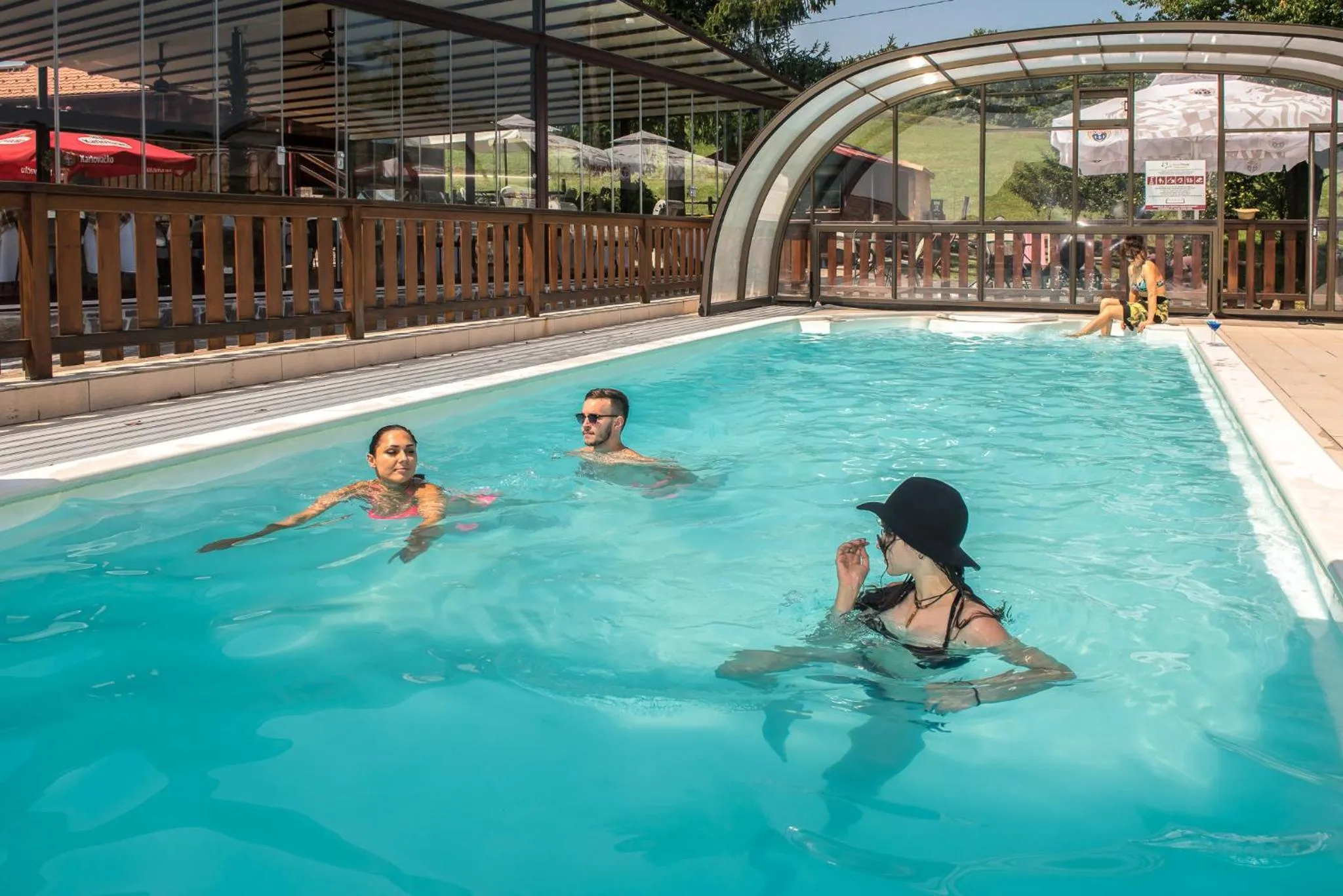 Swimming pool in Hotel Srakovcic Heart of Nature
