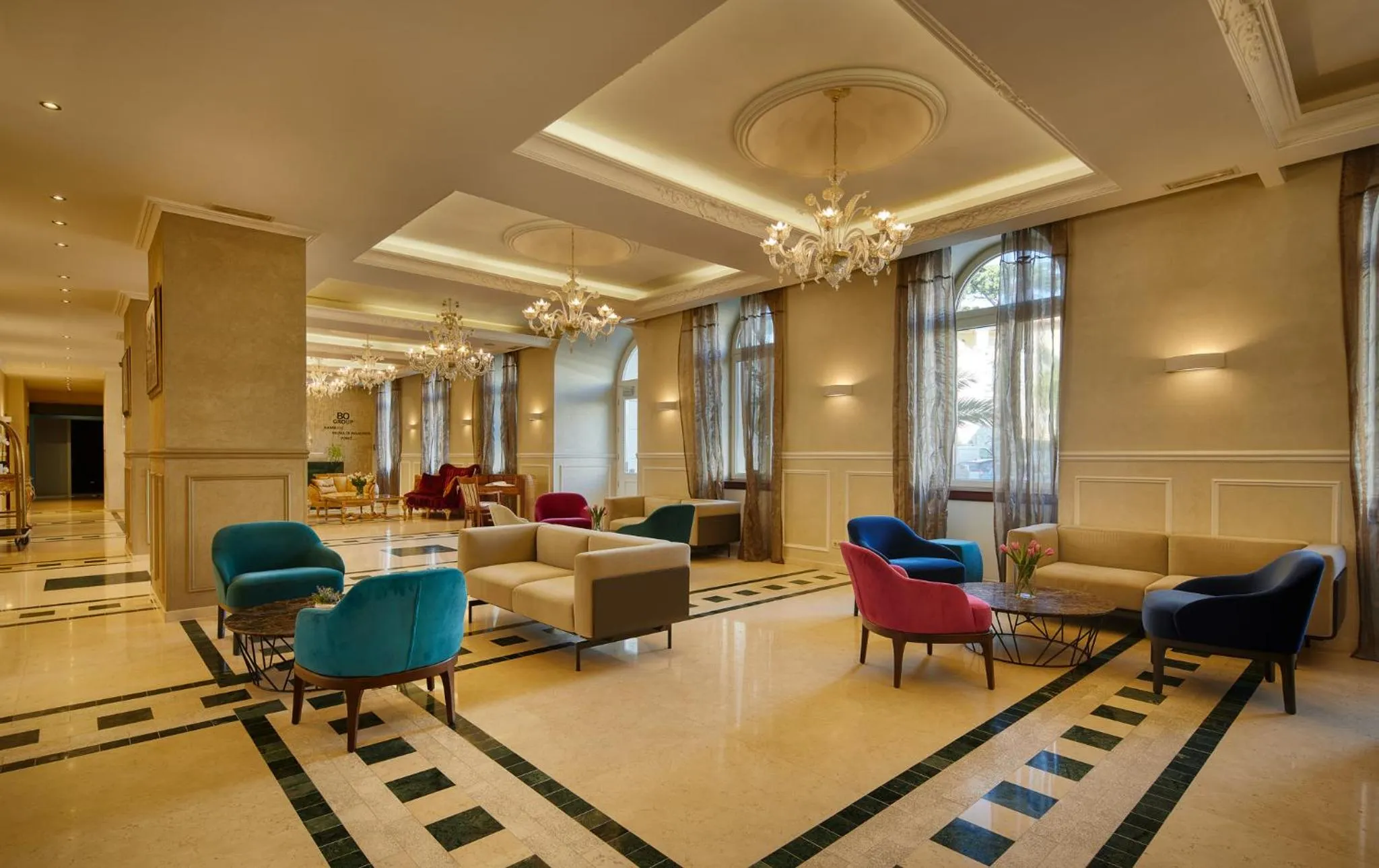 Lobby or reception in BO Hotel Palazzo