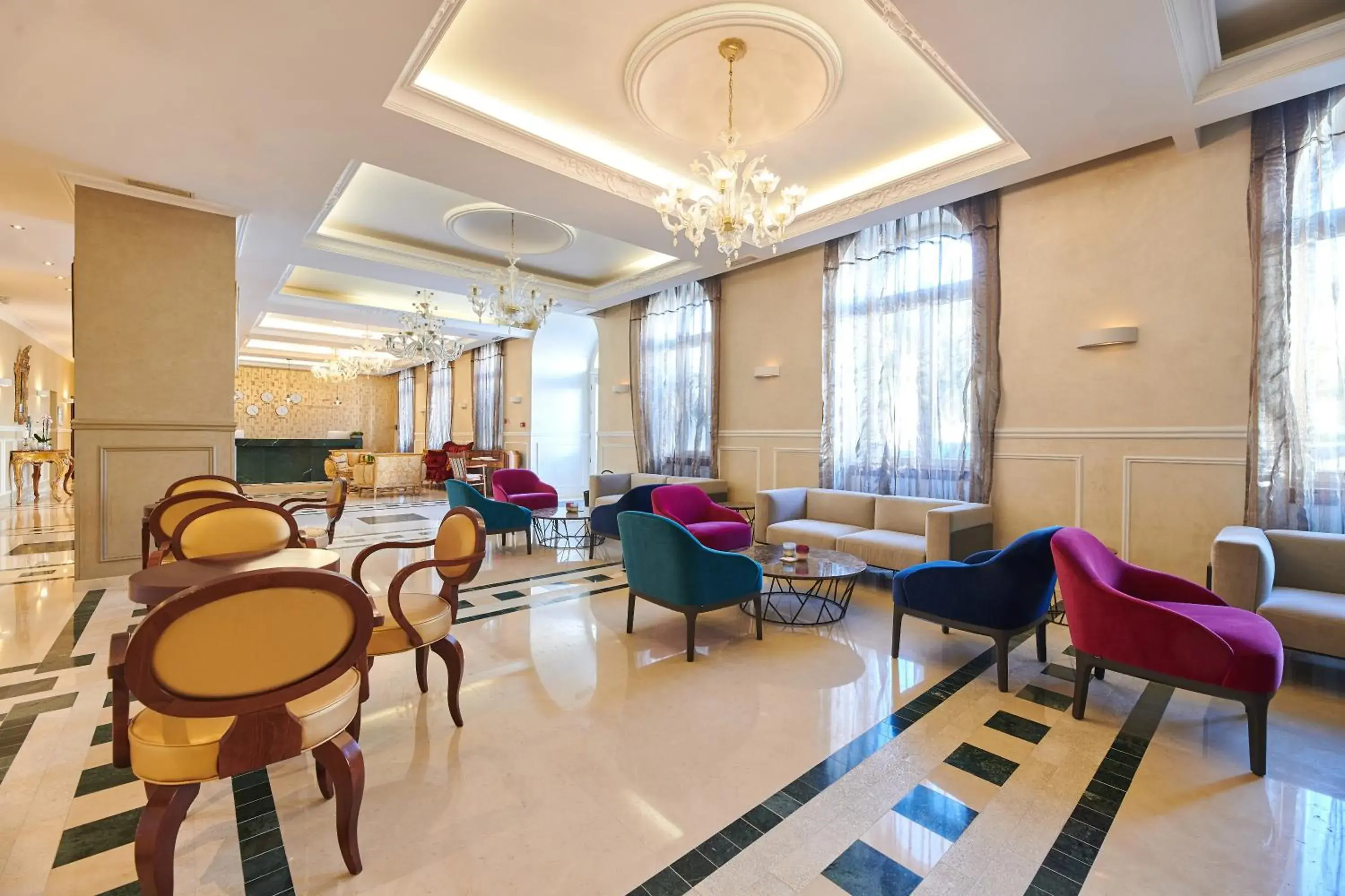 Lobby or reception in BO Hotel Palazzo