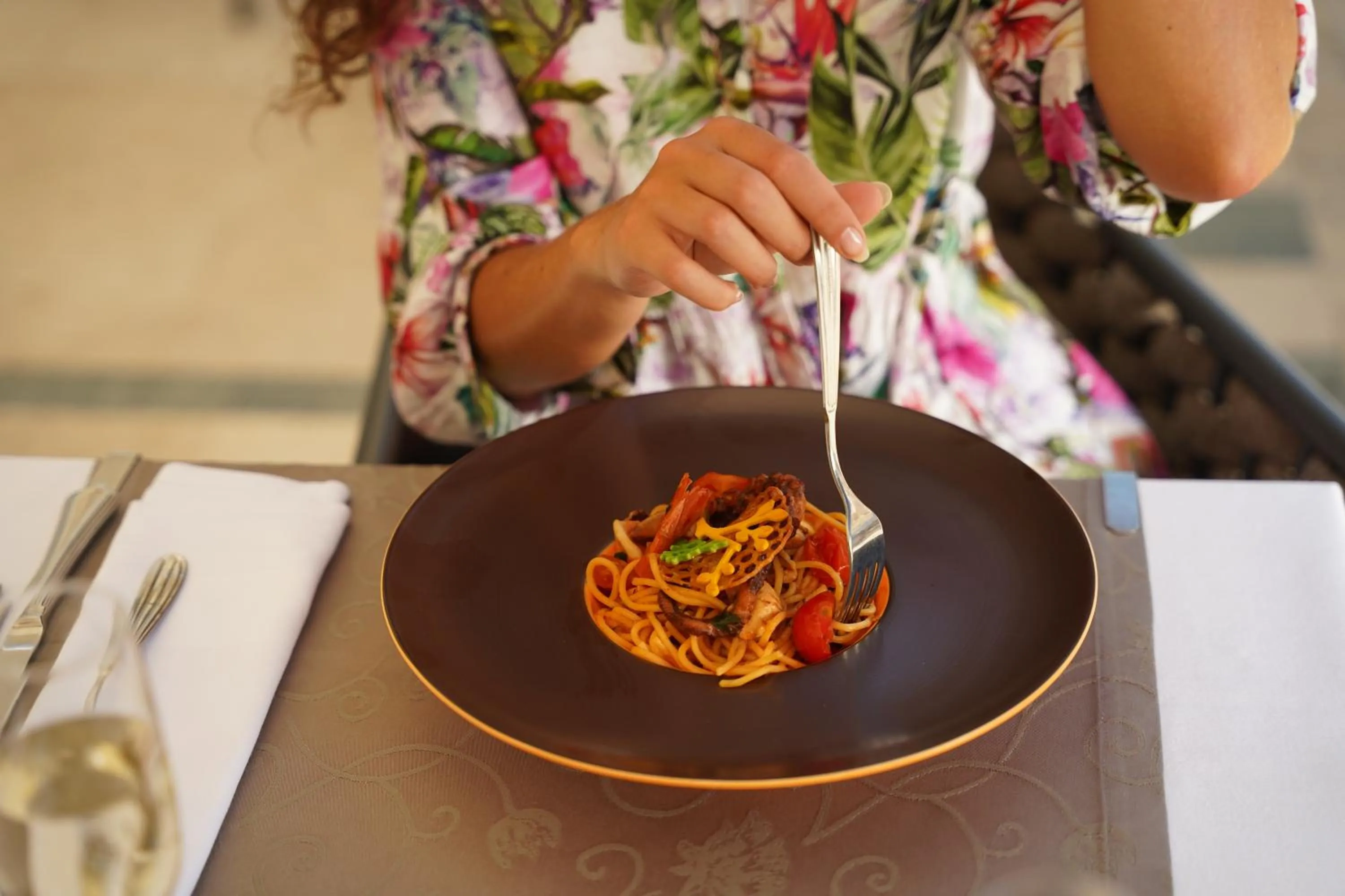 Food and drinks in BO Hotel Palazzo