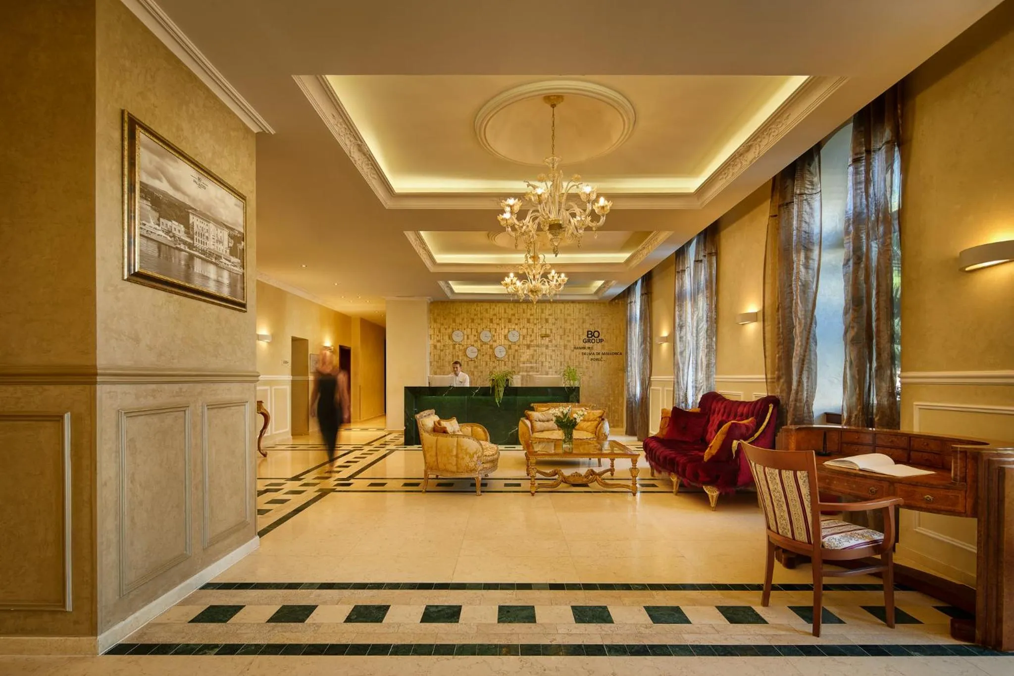 Lobby or reception in BO Hotel Palazzo