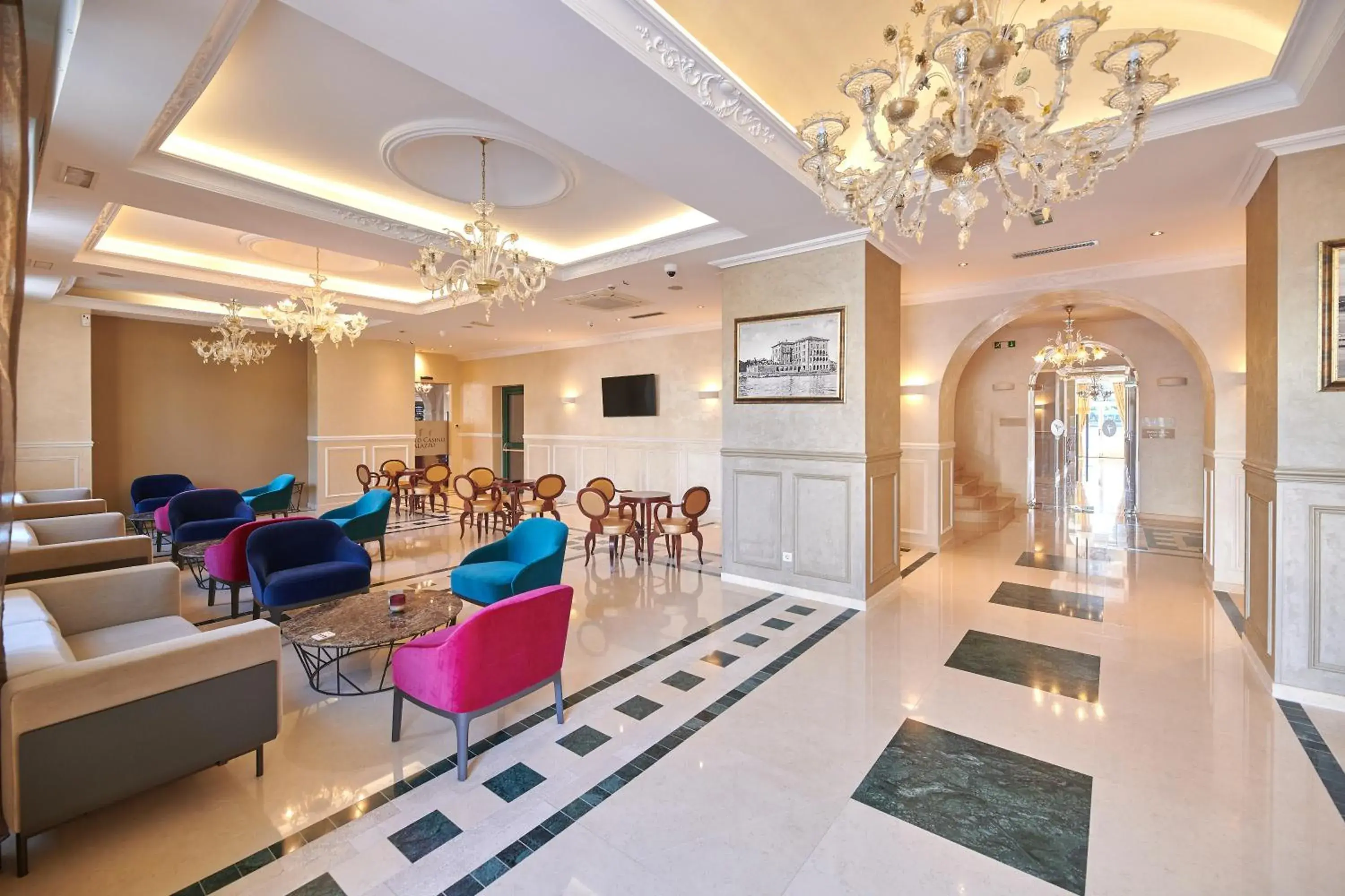 Lobby or reception in BO Hotel Palazzo