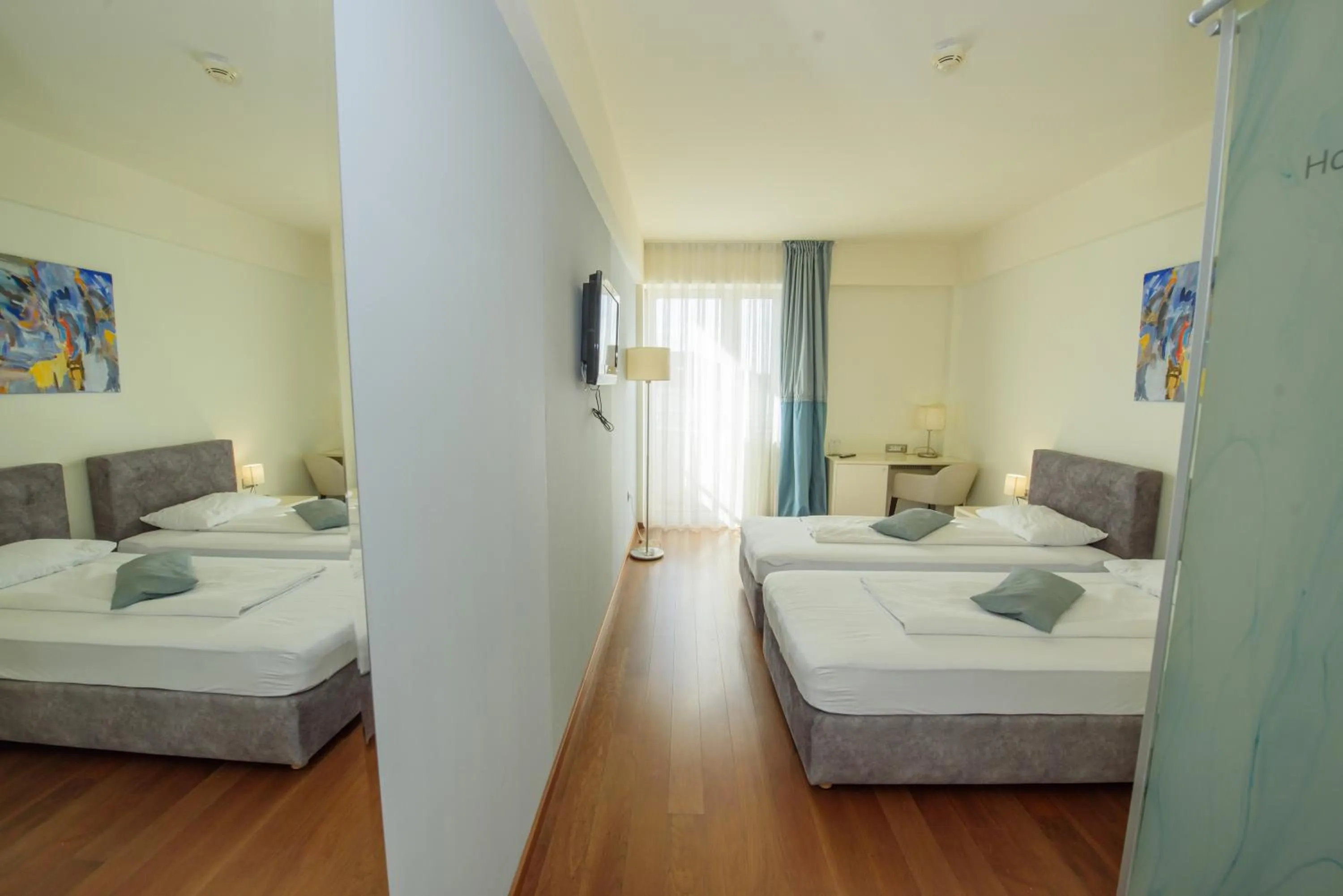 Bedroom, Bed in Hotel Korkyra