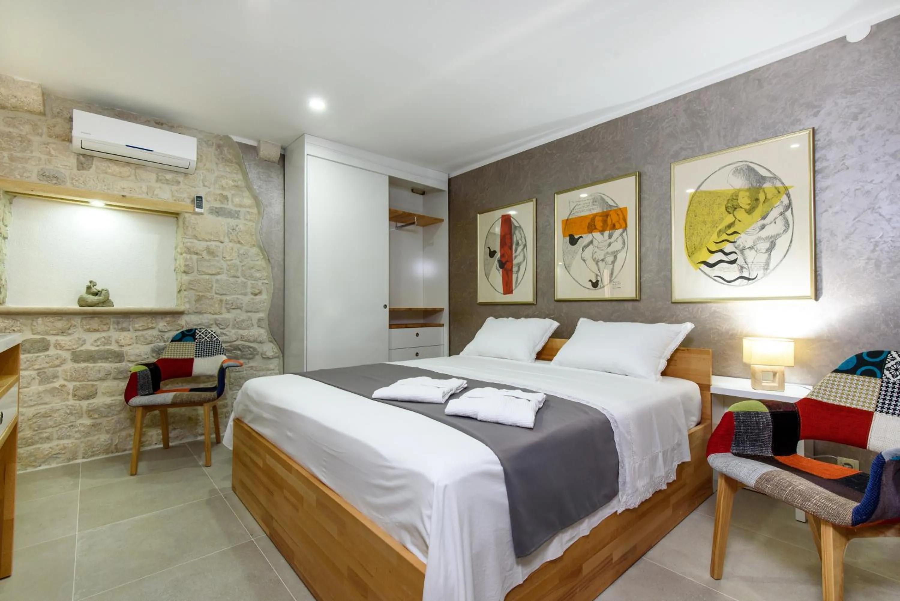 Bed in Villa Kudelik - Stone Story