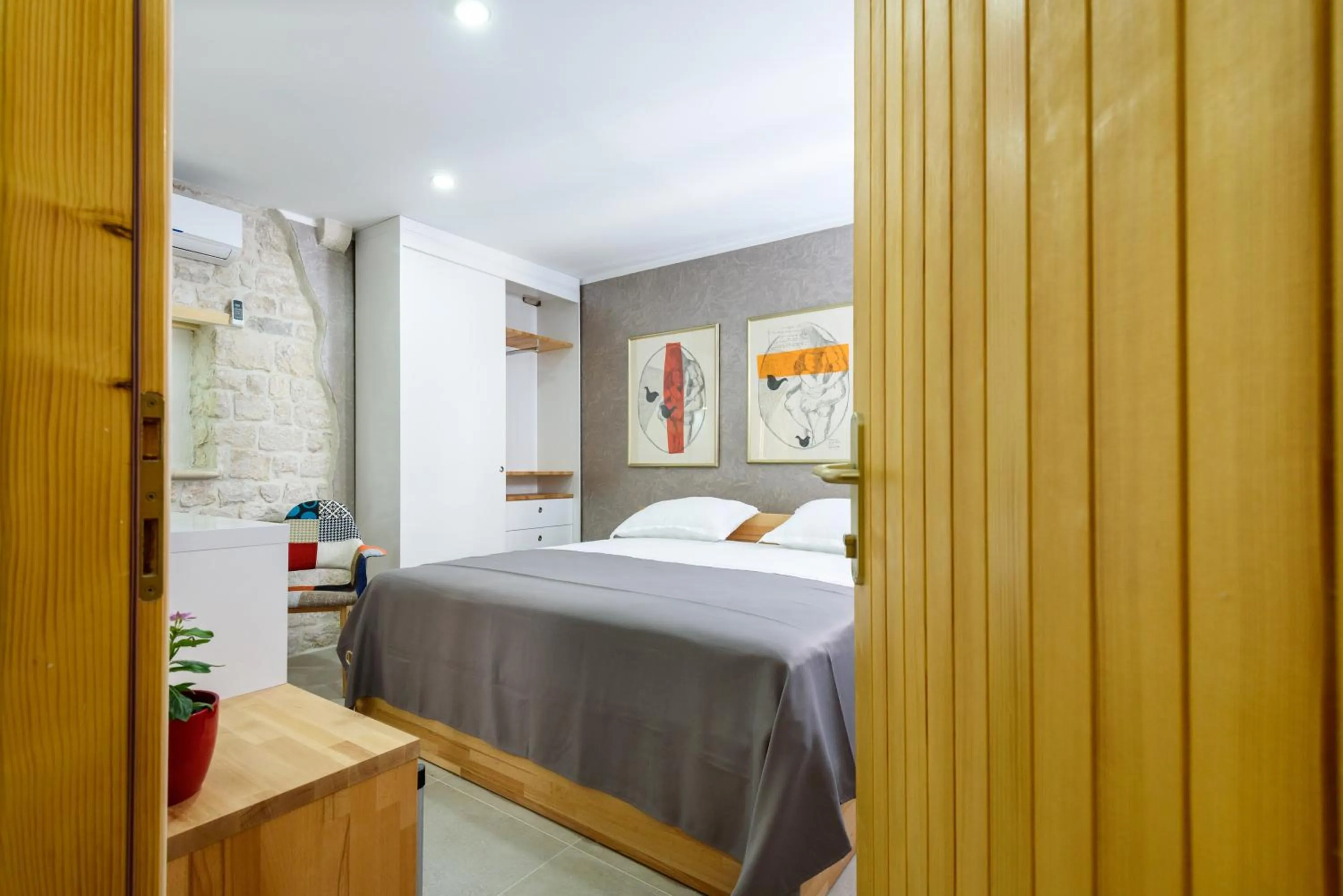 Bedroom, Bed in Villa Kudelik - Stone Story