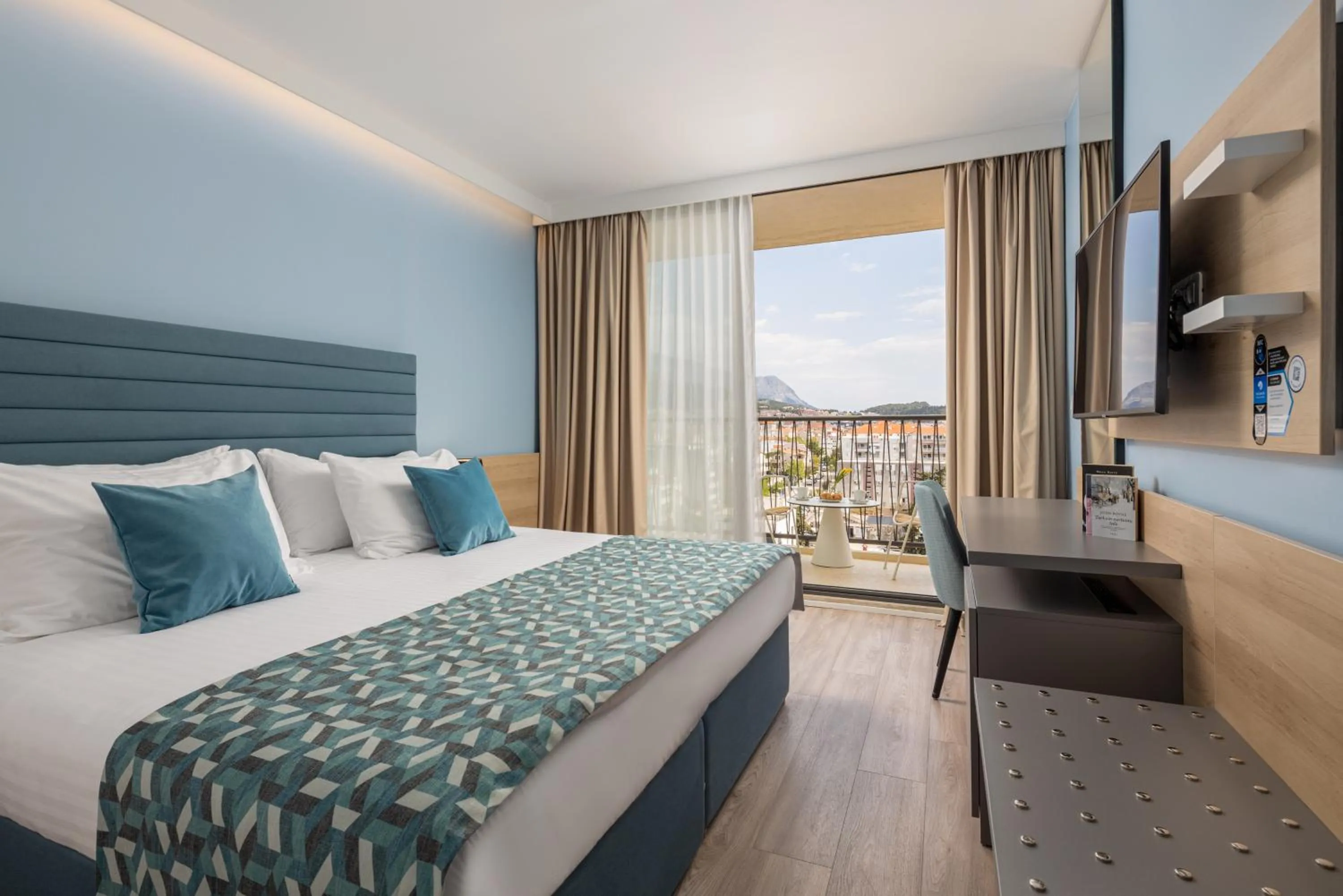 Bed in Valamar Meteor Hotel