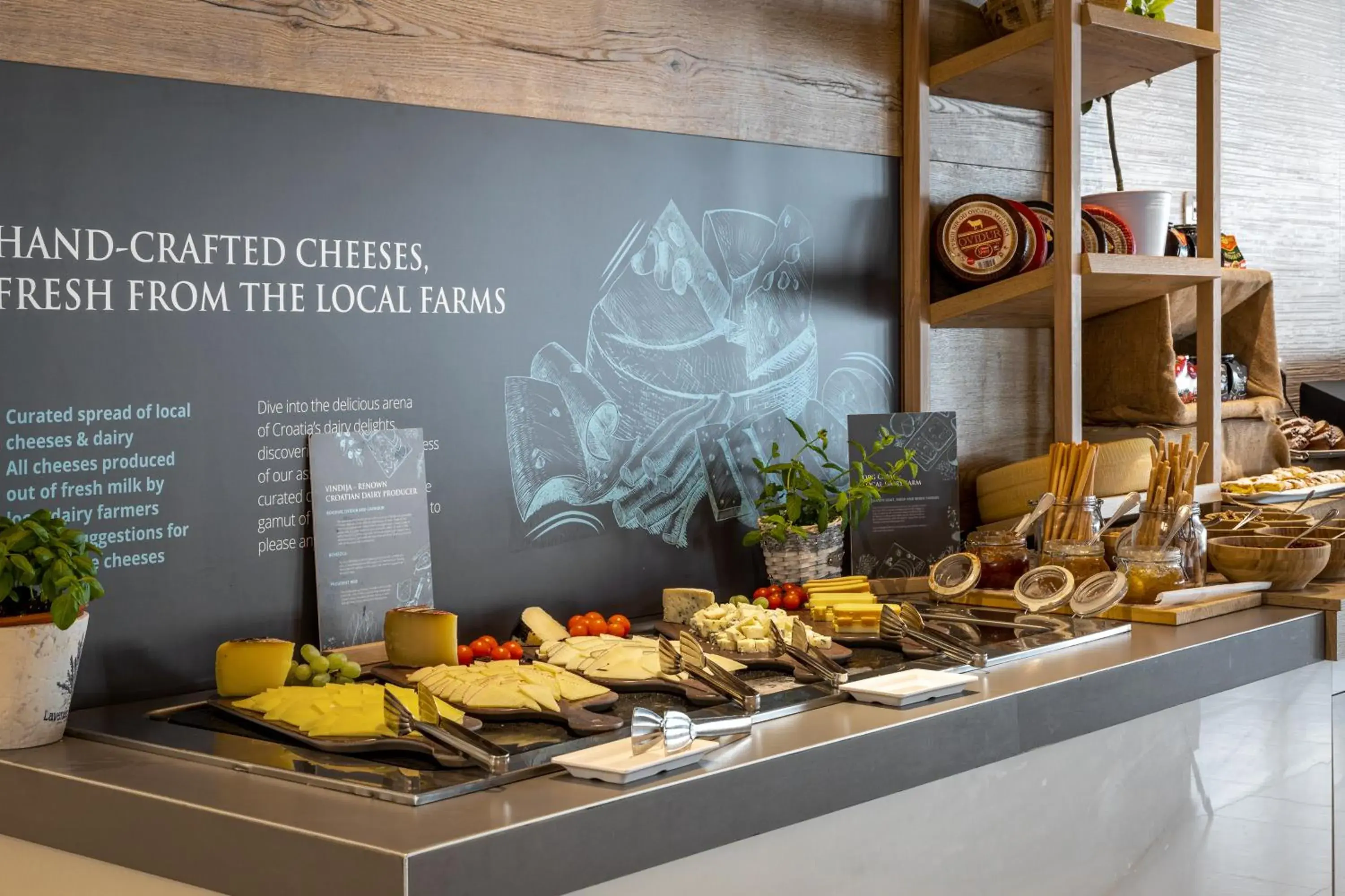 Buffet breakfast in Valamar Meteor Hotel Buffet breakfast in Valamar Meteor Hotel