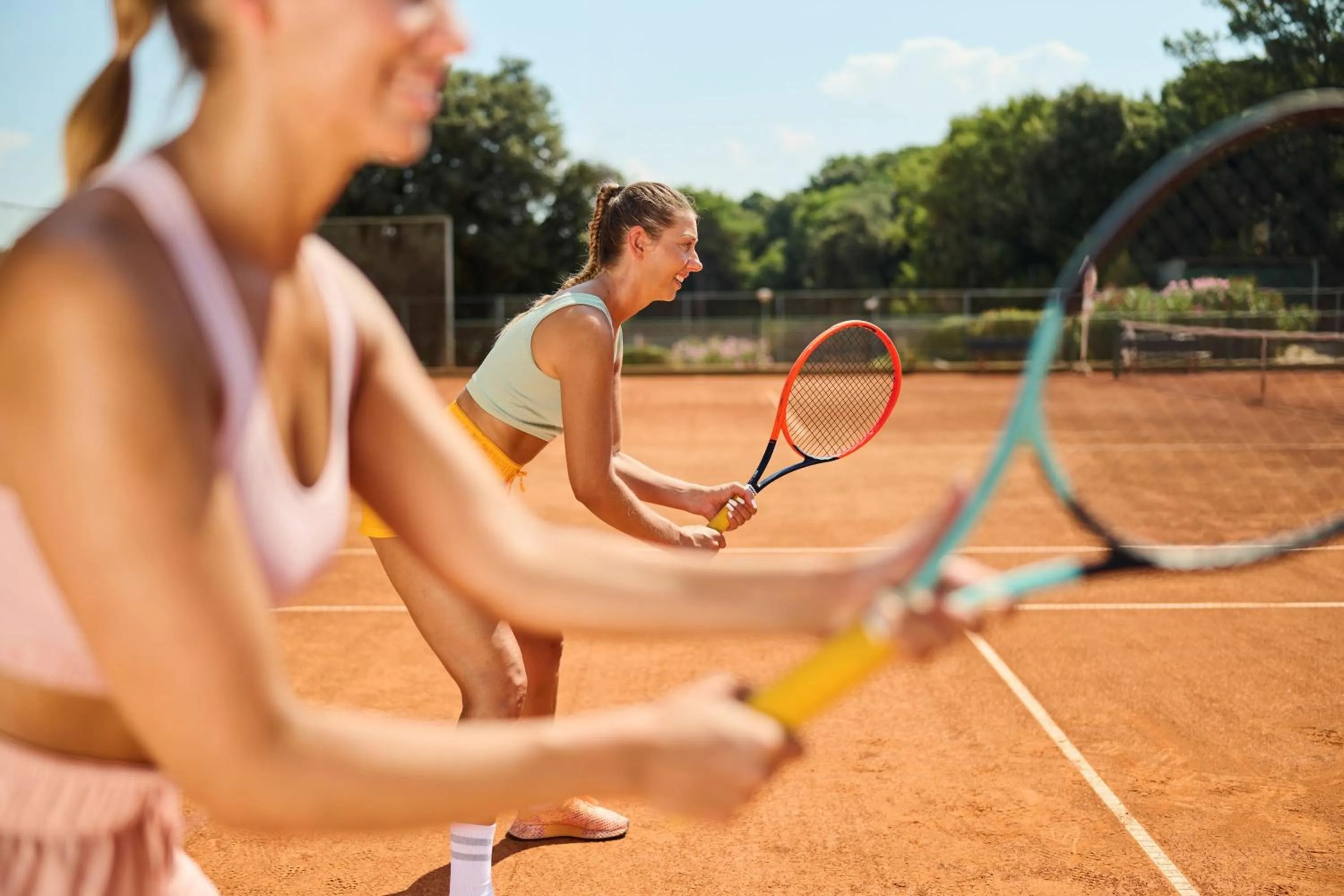 Tennis court in Valamar Meteor Hotel