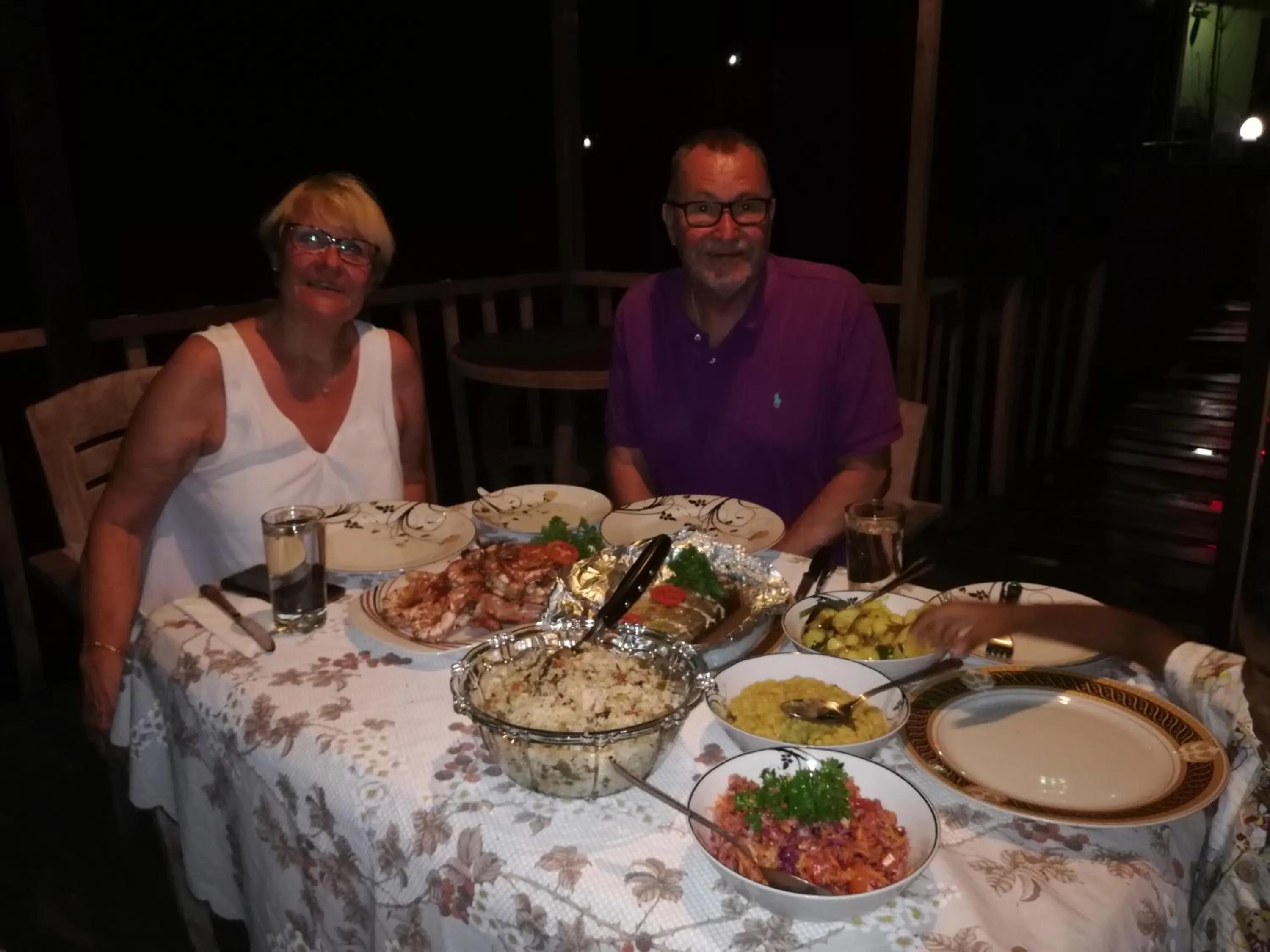 Dinner in Mahi Villa