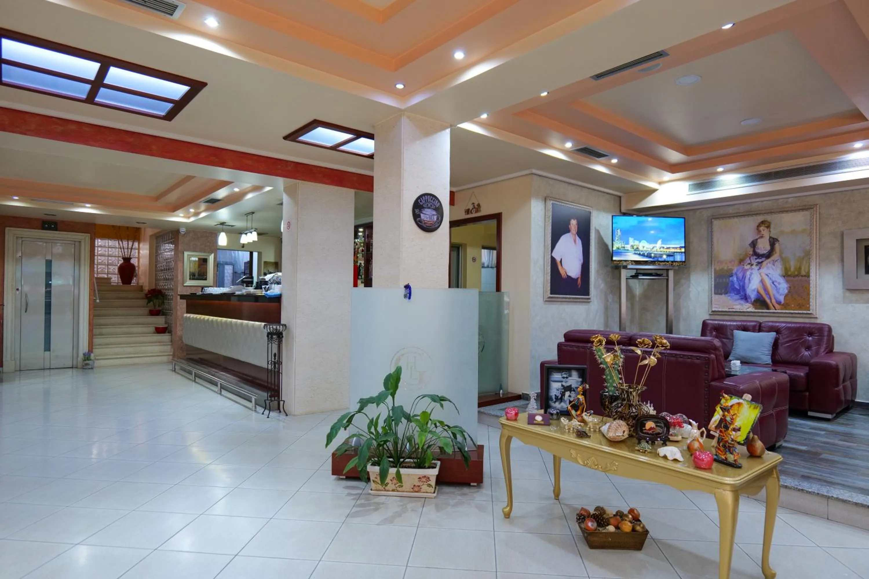 Lobby or reception in Hotel Lindi