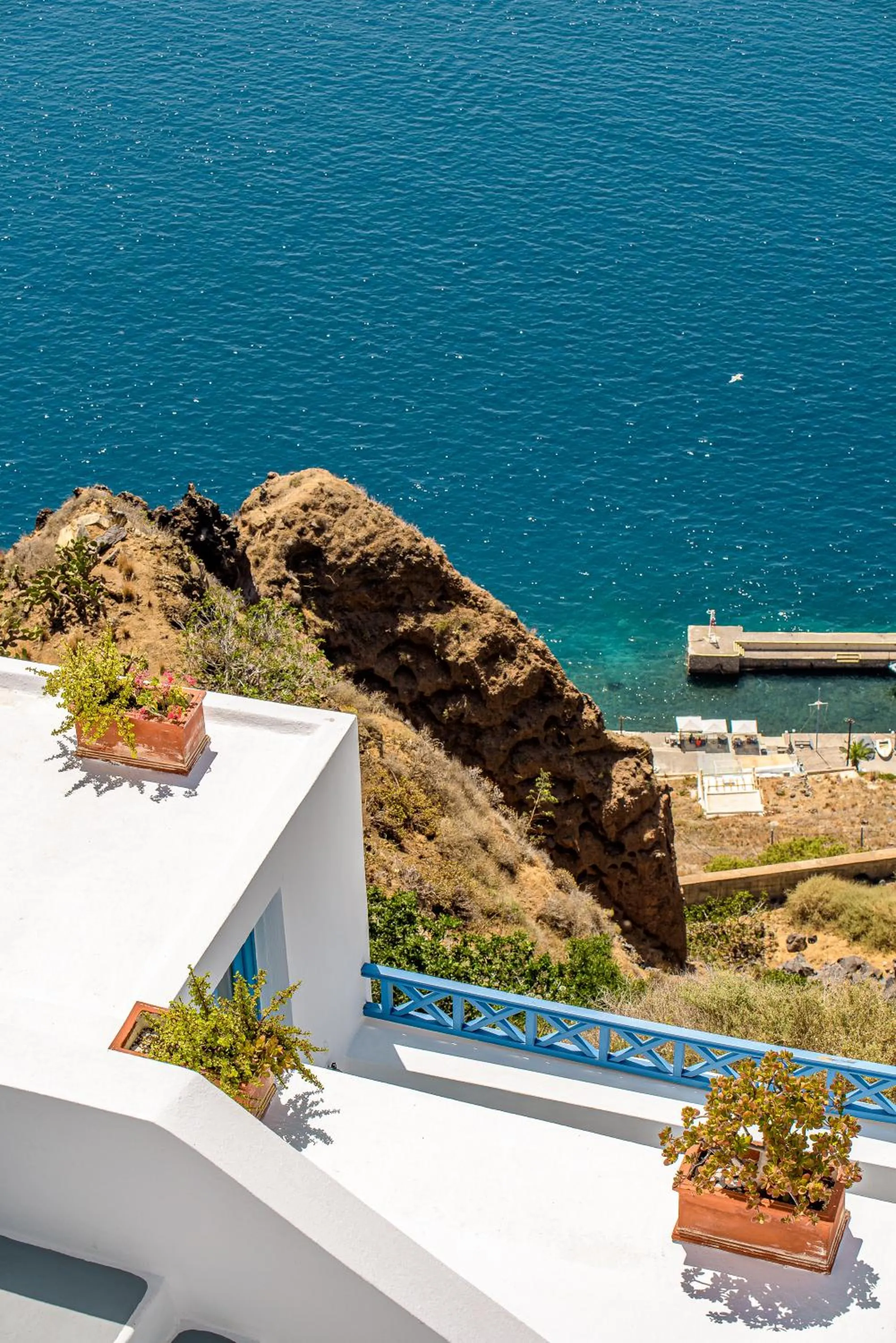 Sea view in Golden Grey Goose