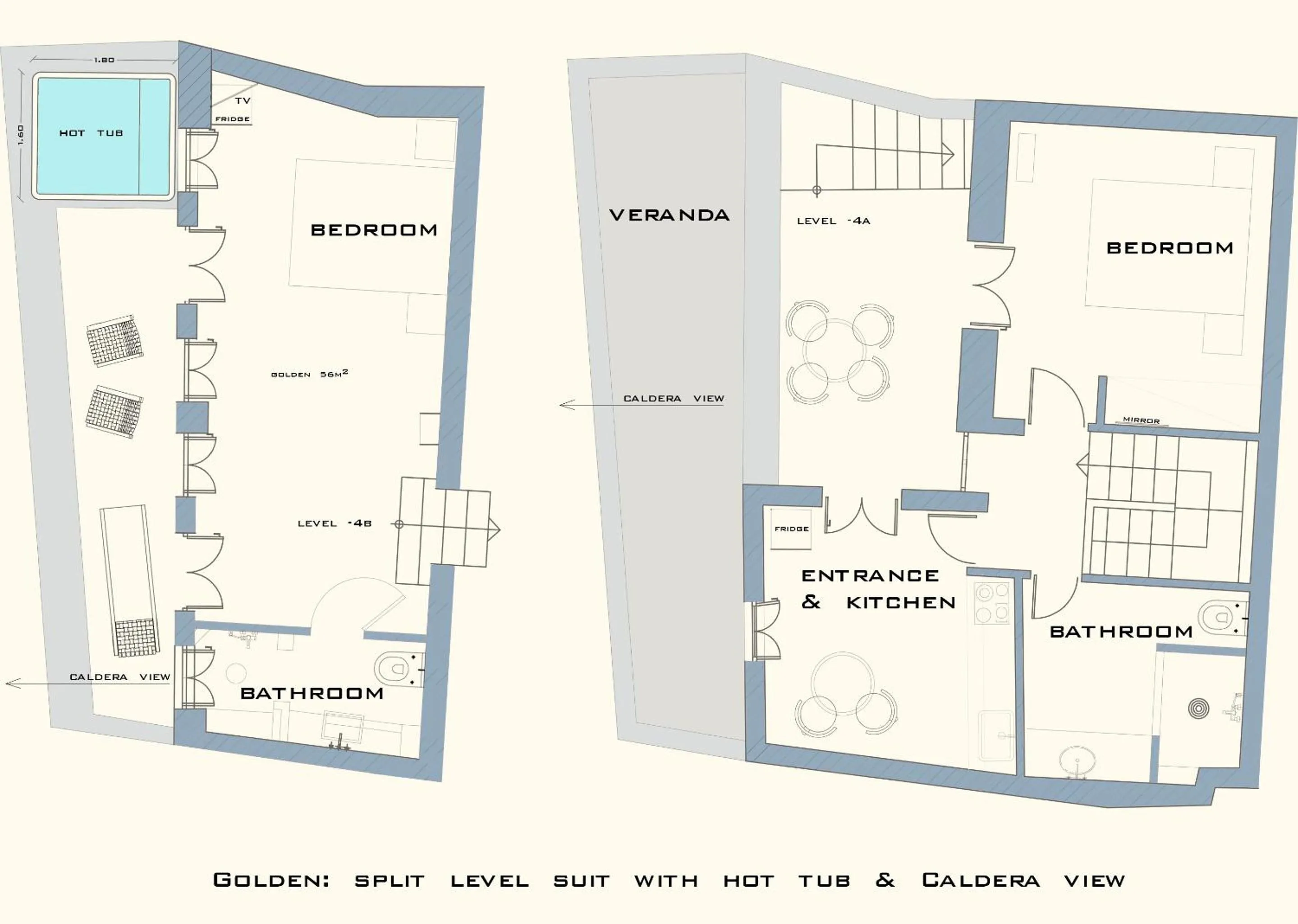 Floor plan in Golden Grey Goose