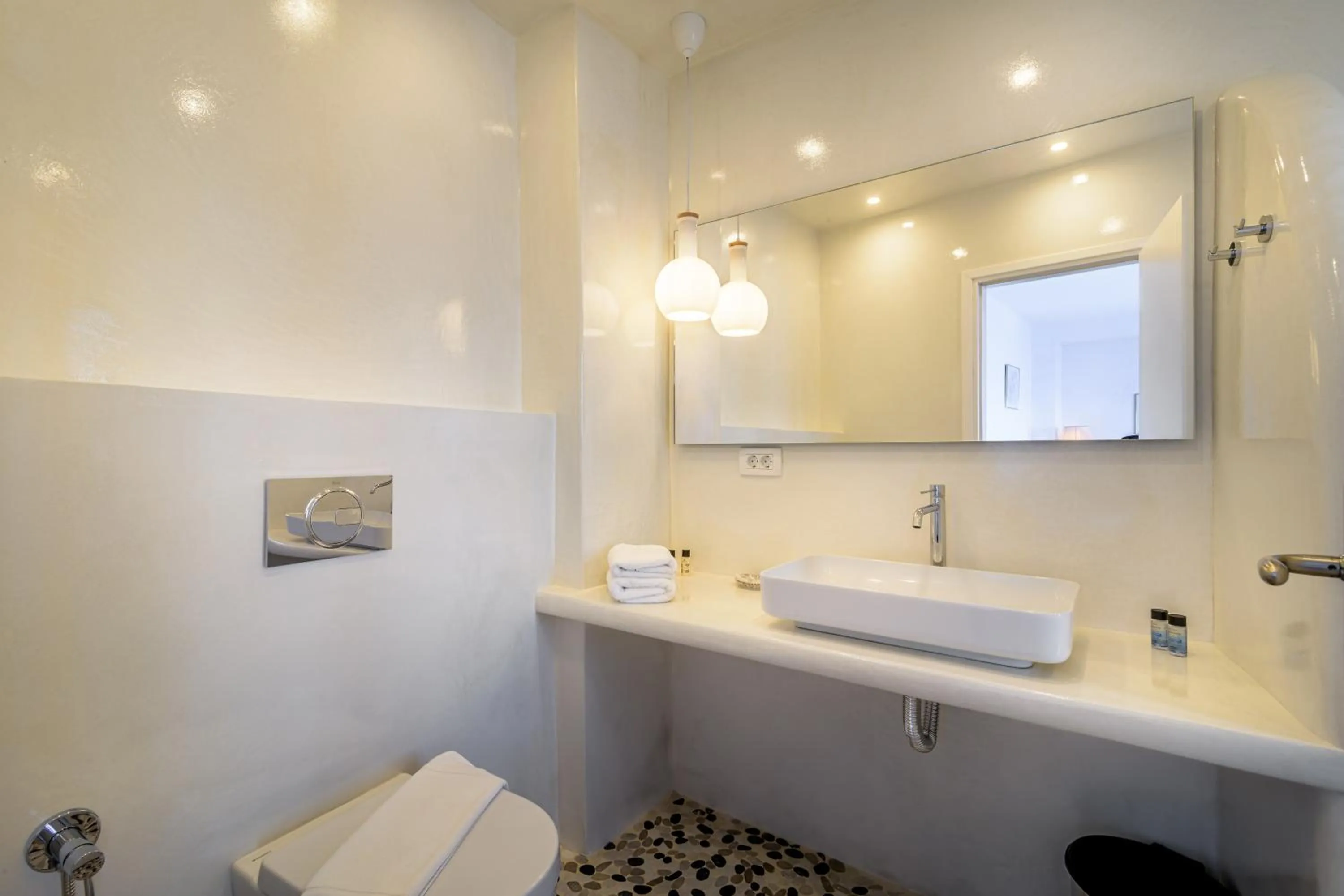 Bathroom in Golden Grey Goose