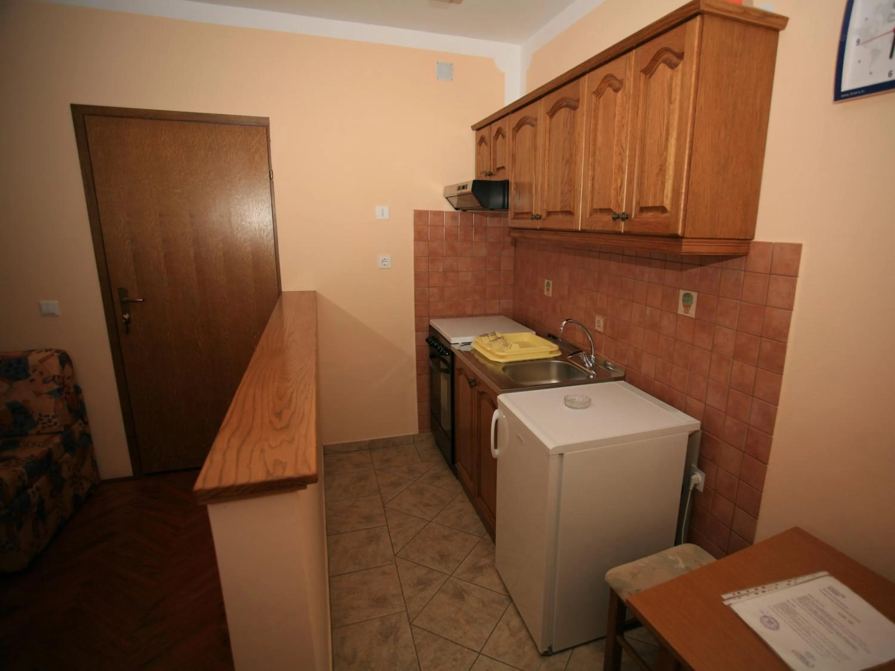 Kitchen or kitchenette in Apartments Vrata Baranje