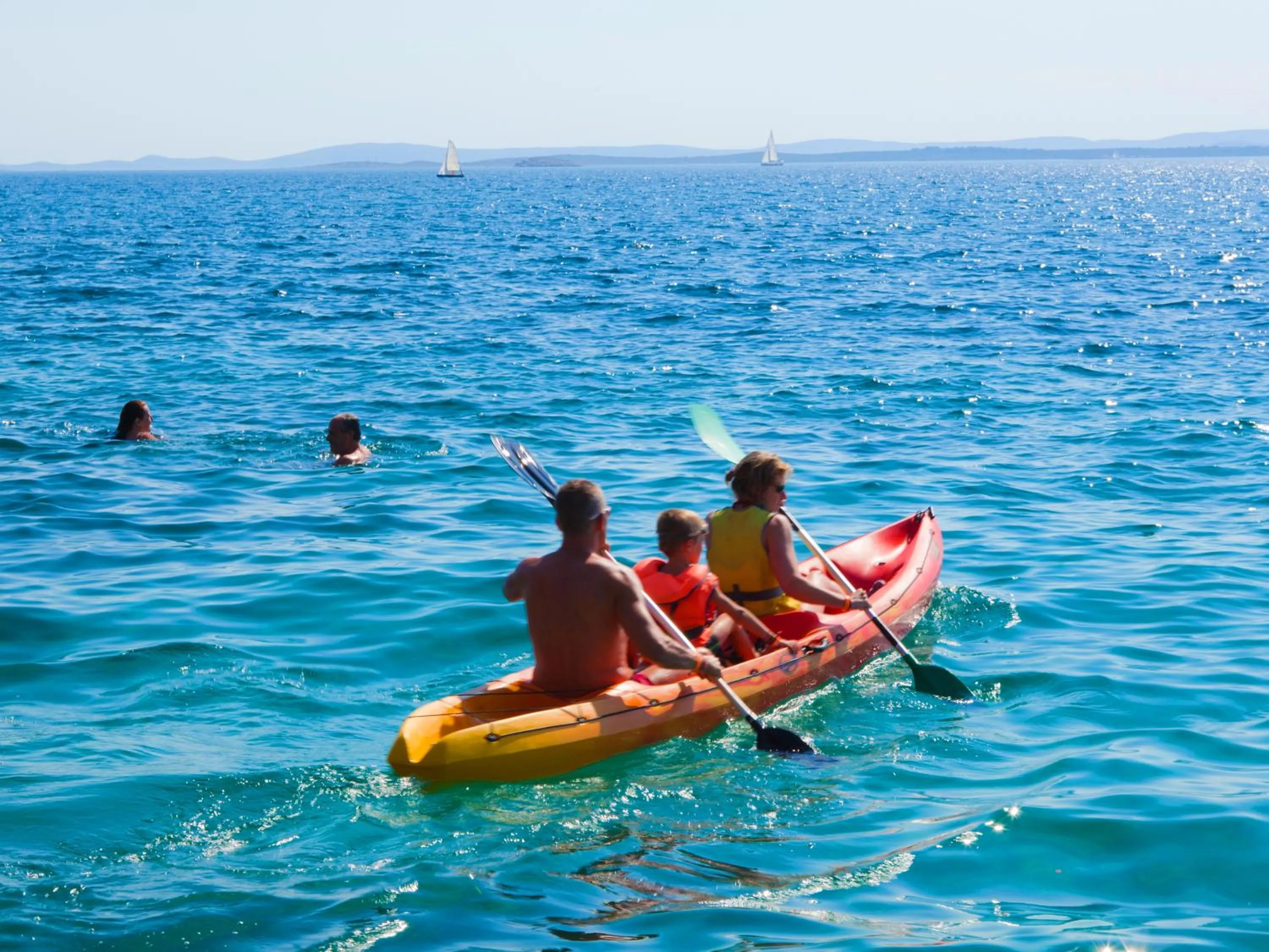 Canoeing in Pine Beach Pakostane - All Inclusive light