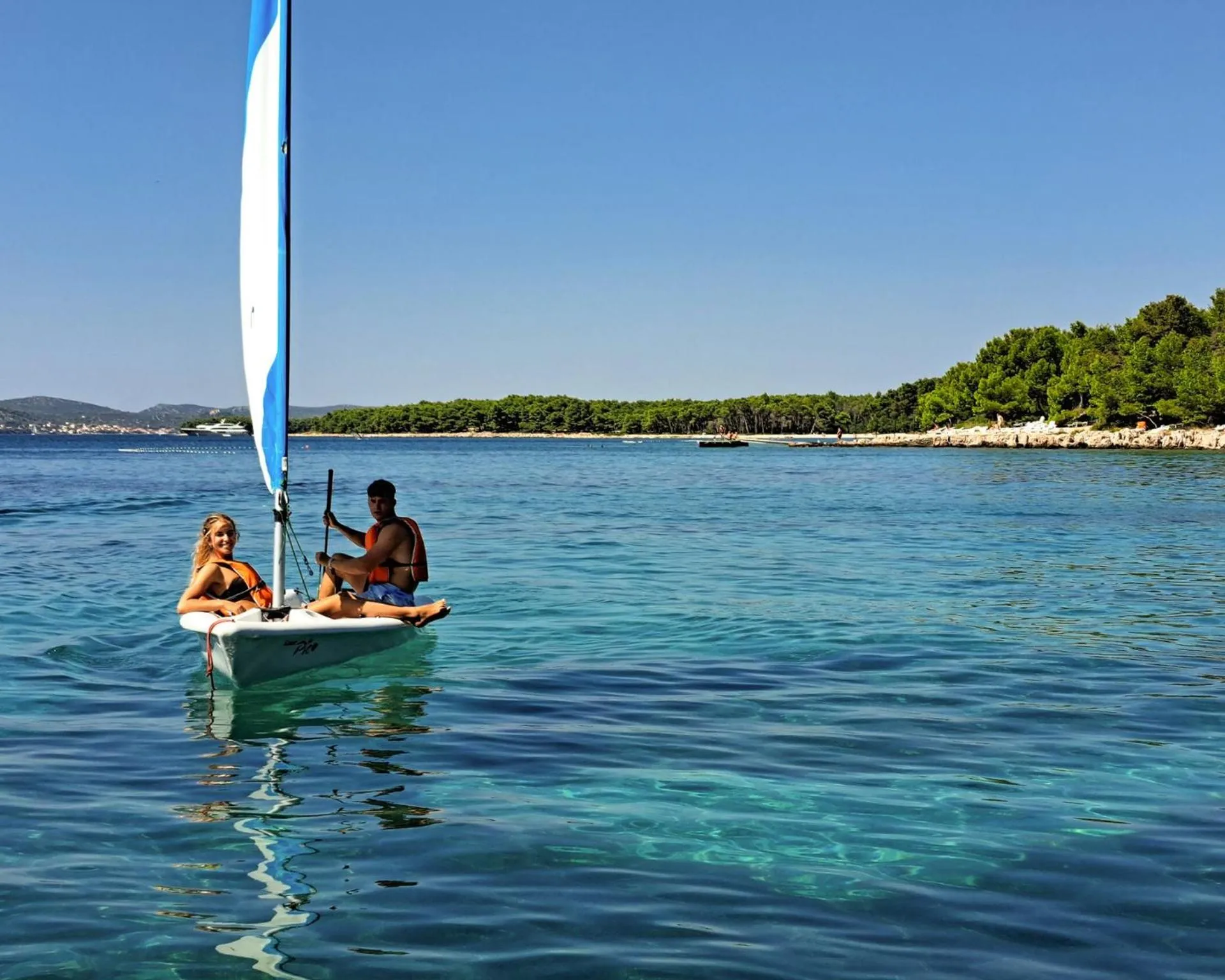 Day in Pine Beach Pakostane - All Inclusive light