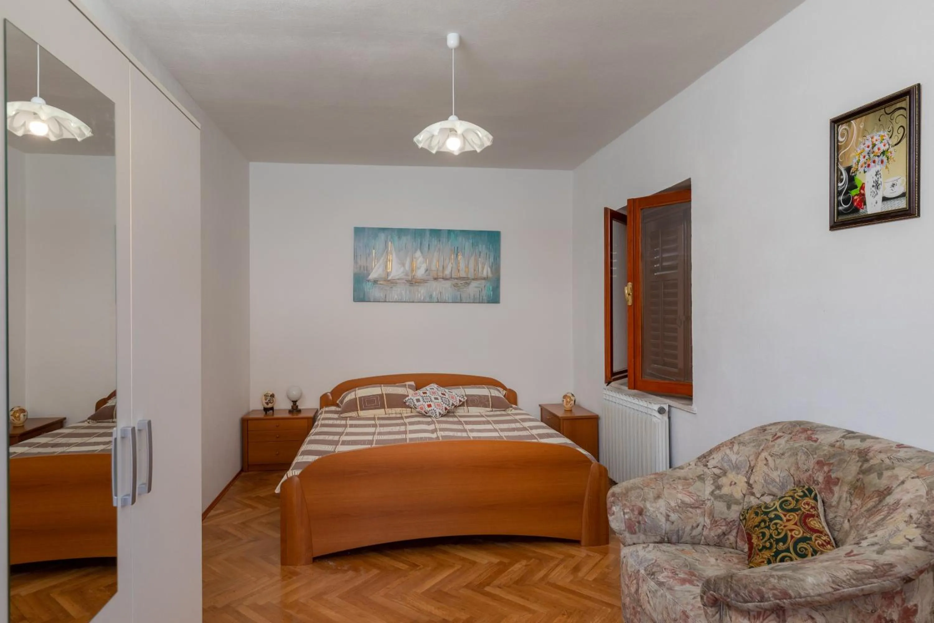 Bed in Villa Valjalo