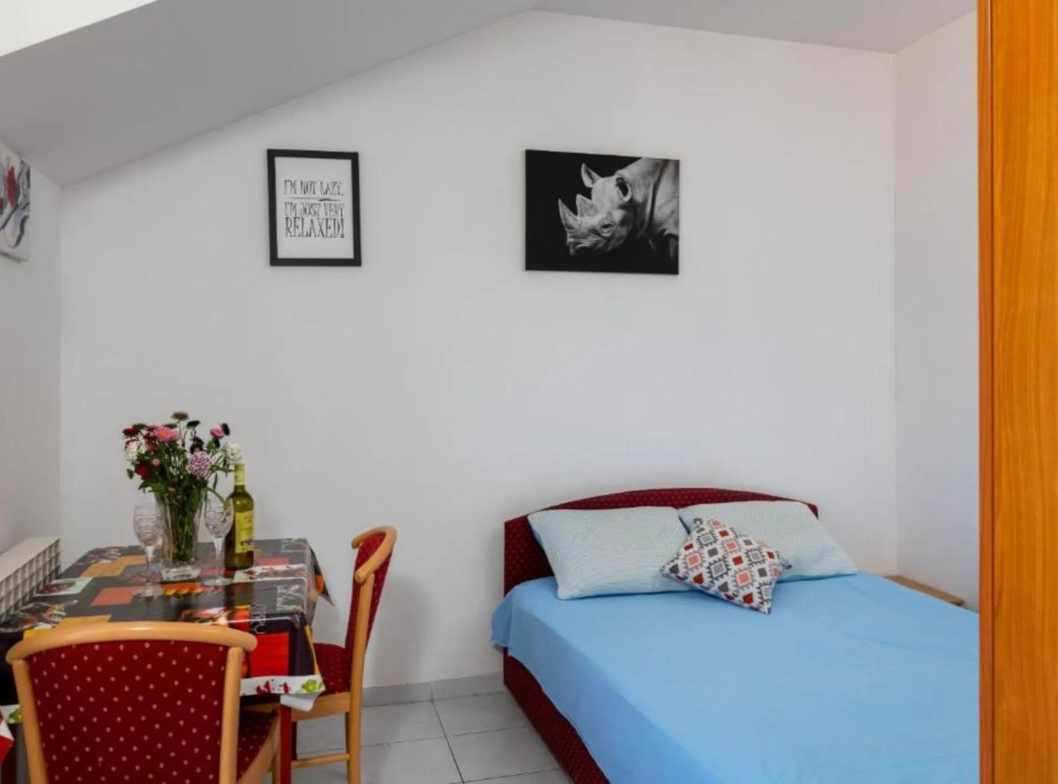 Bedroom, Bed in Villa Valjalo