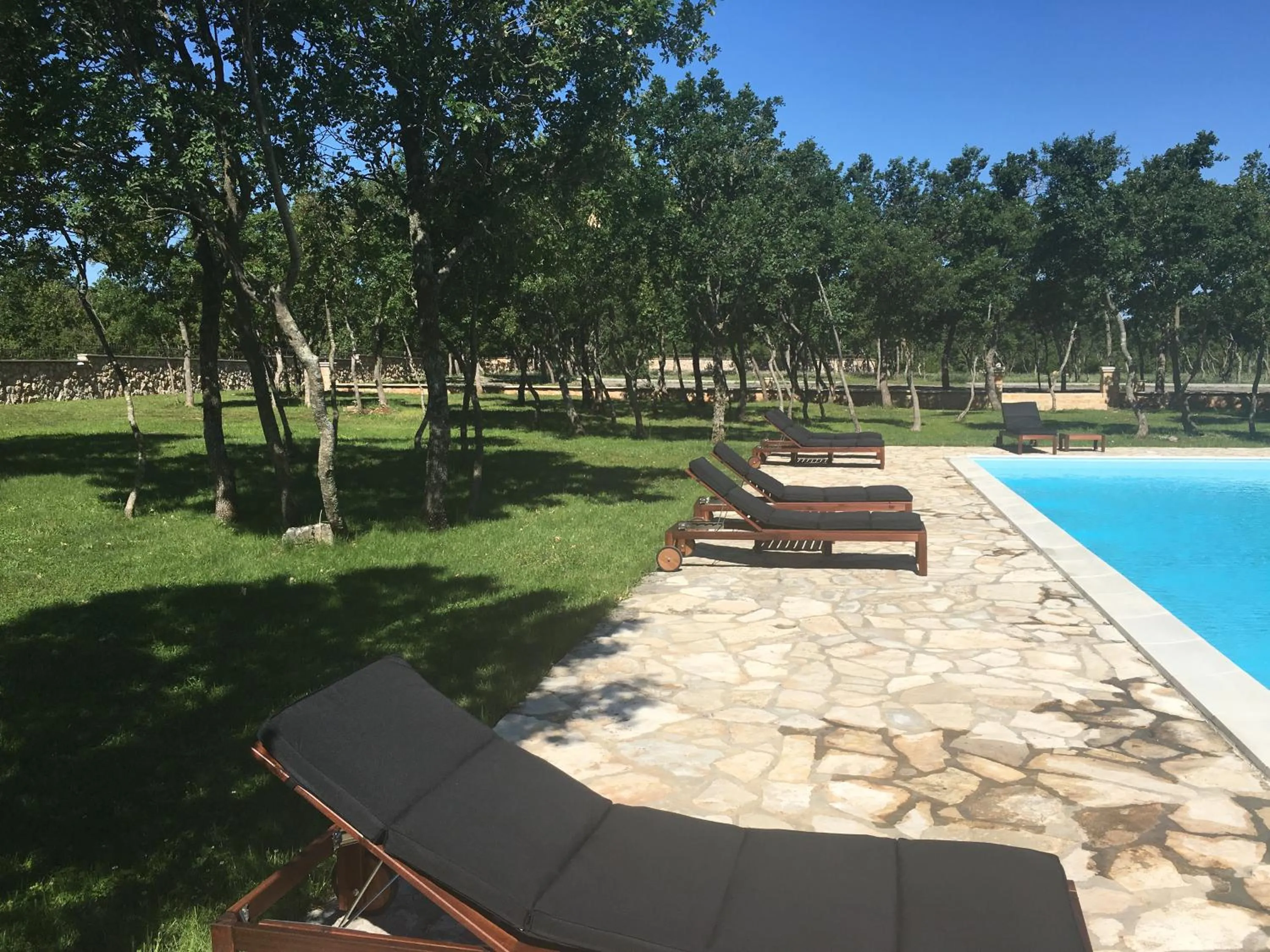 Swimming pool in Micanovi Dvori Mobile Home Village Zrmanja