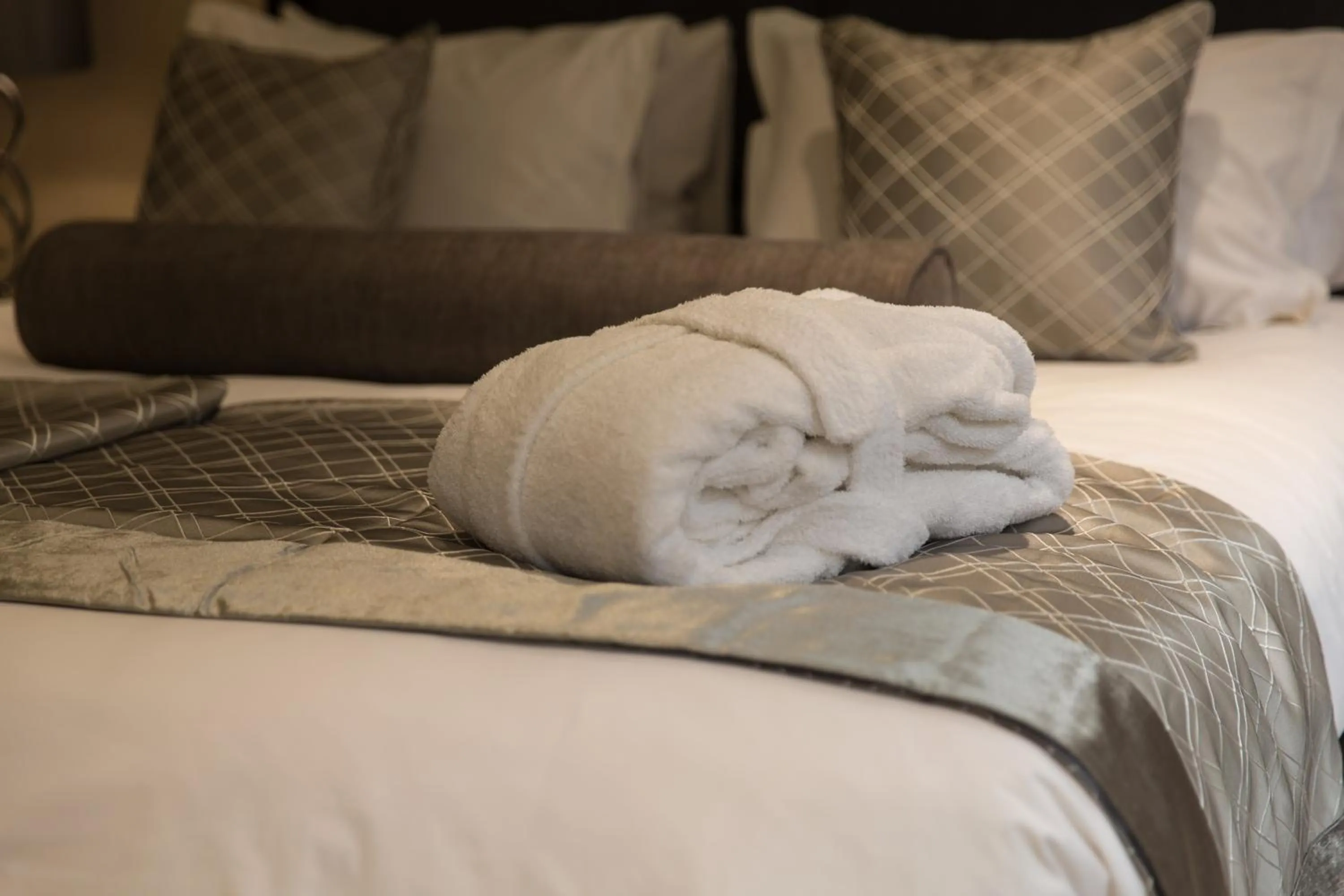 Decorative detail, Bed in Mansio Suites The Headrow