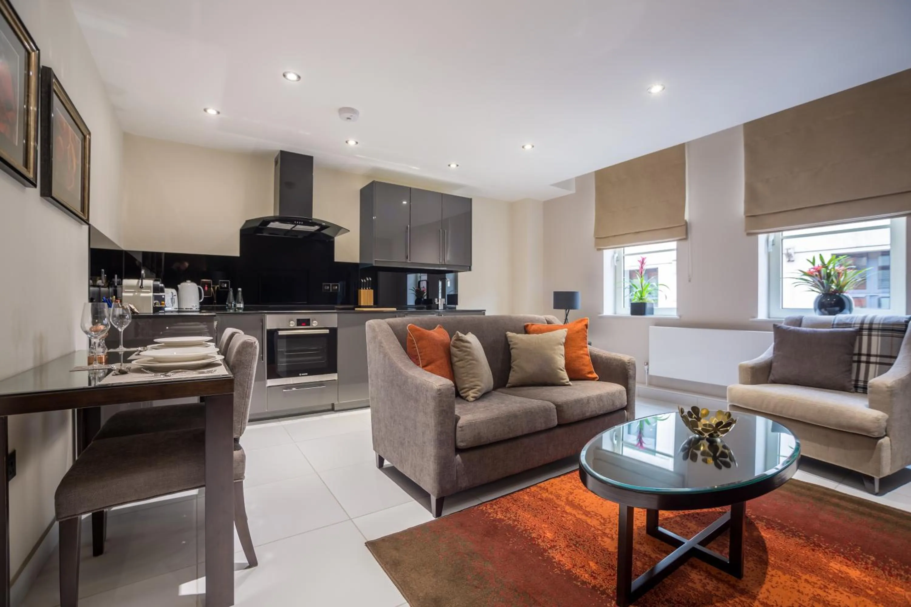 Kitchen or kitchenette in Mansio Suites The Headrow