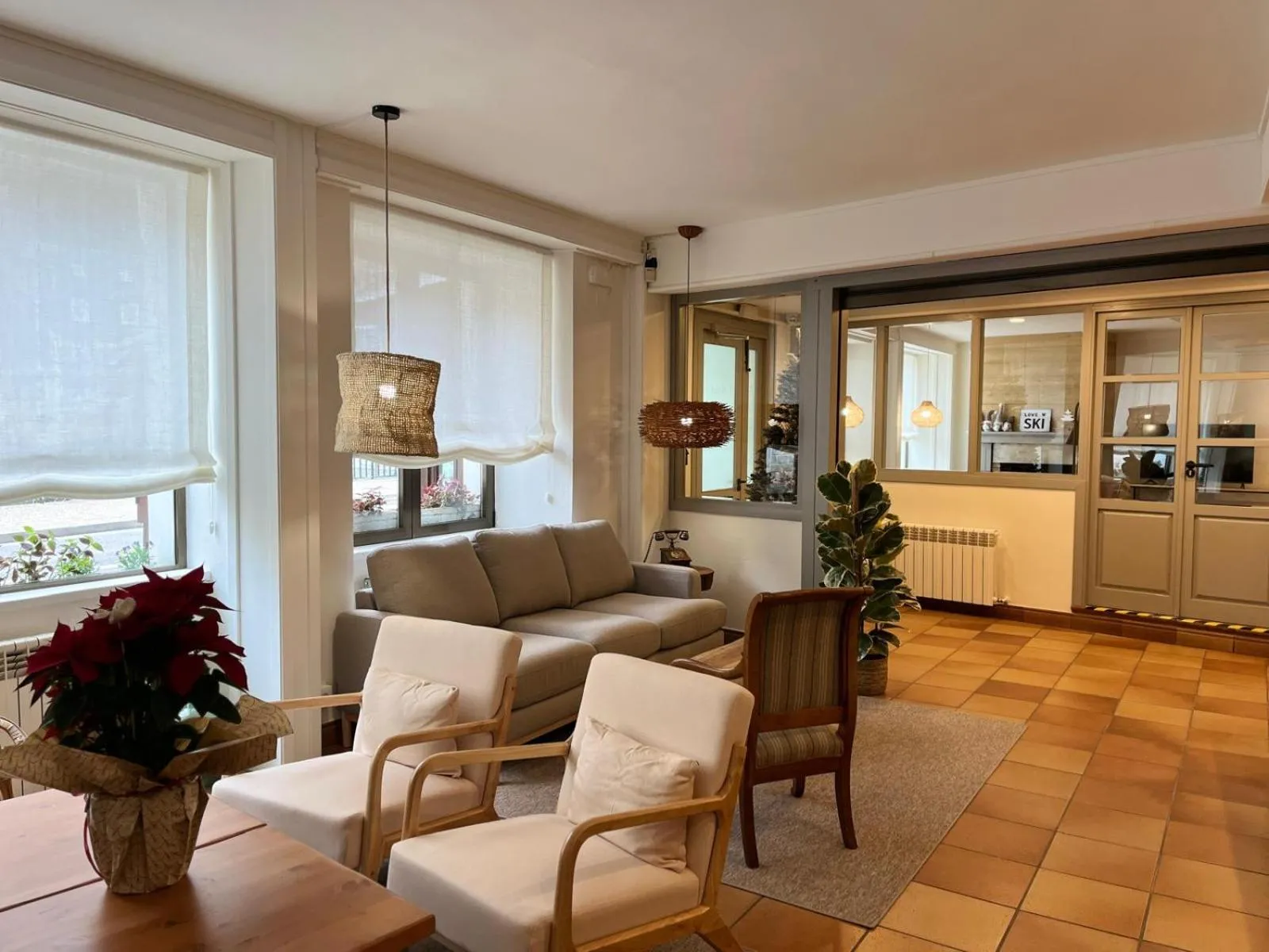 Lobby or reception in Hotel Juan Canejan