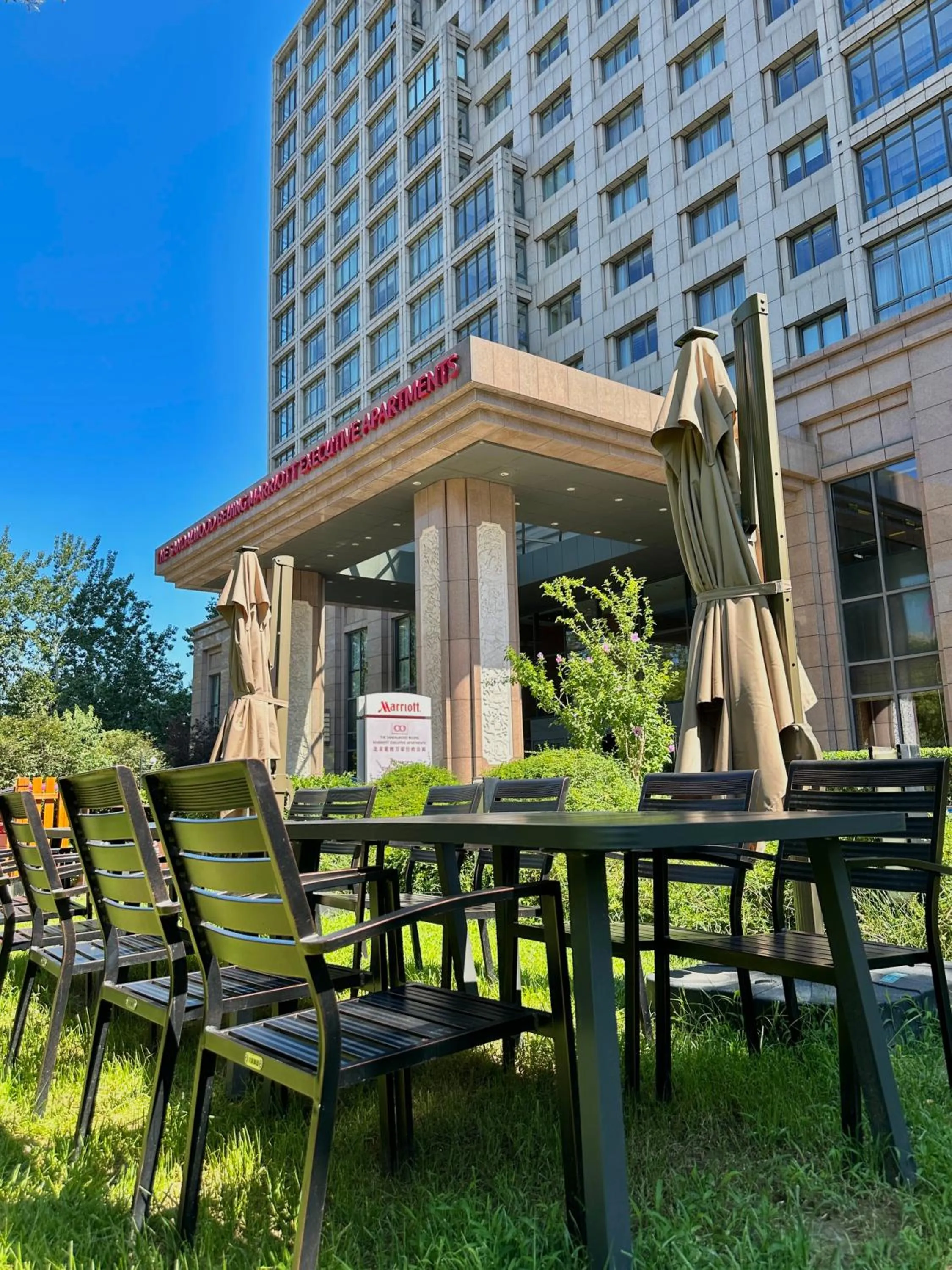 Property building in The Sandalwood Beijing Marriott Executive Apartments