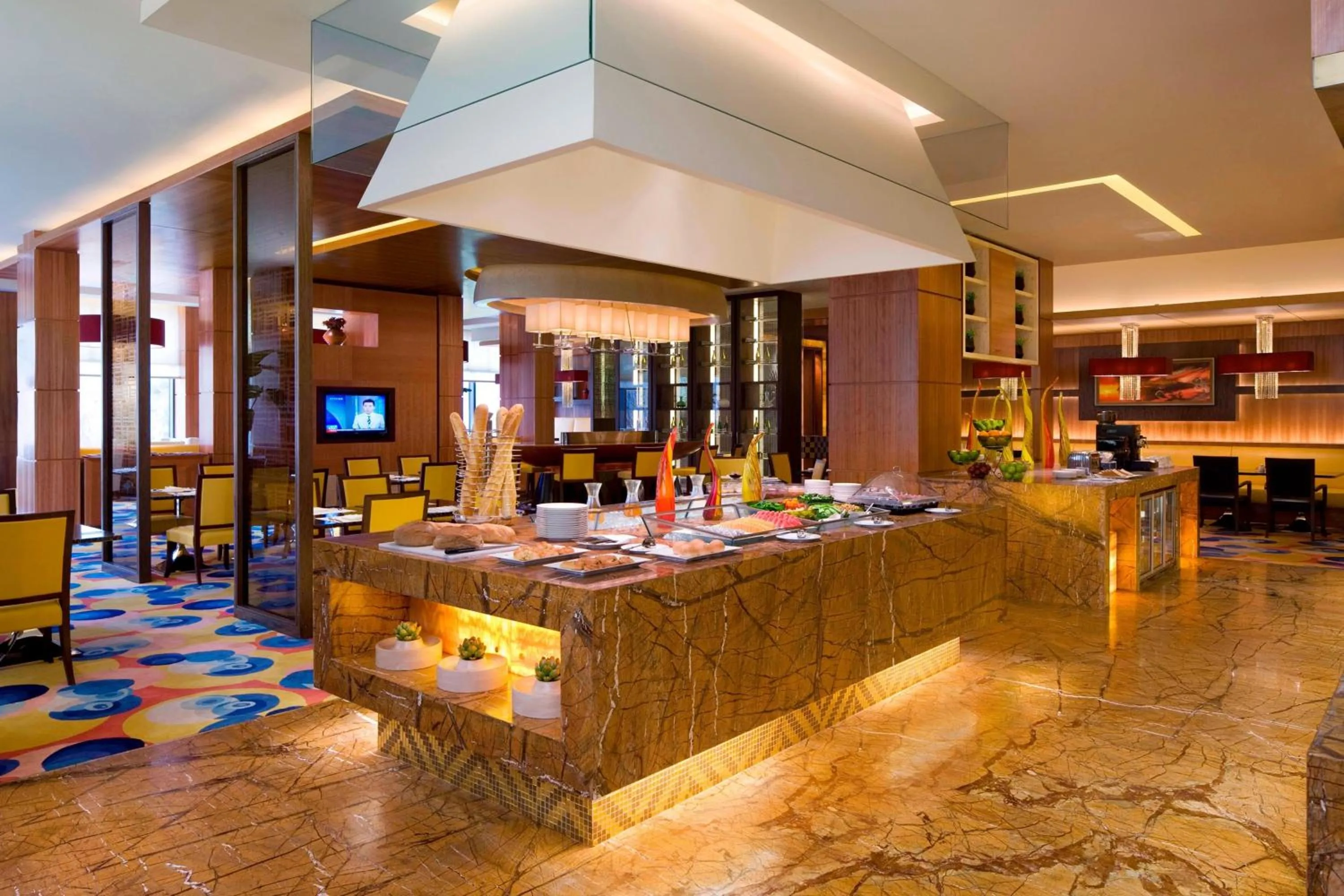 Restaurant/places to eat in The Sandalwood Beijing Marriott Executive Apartments