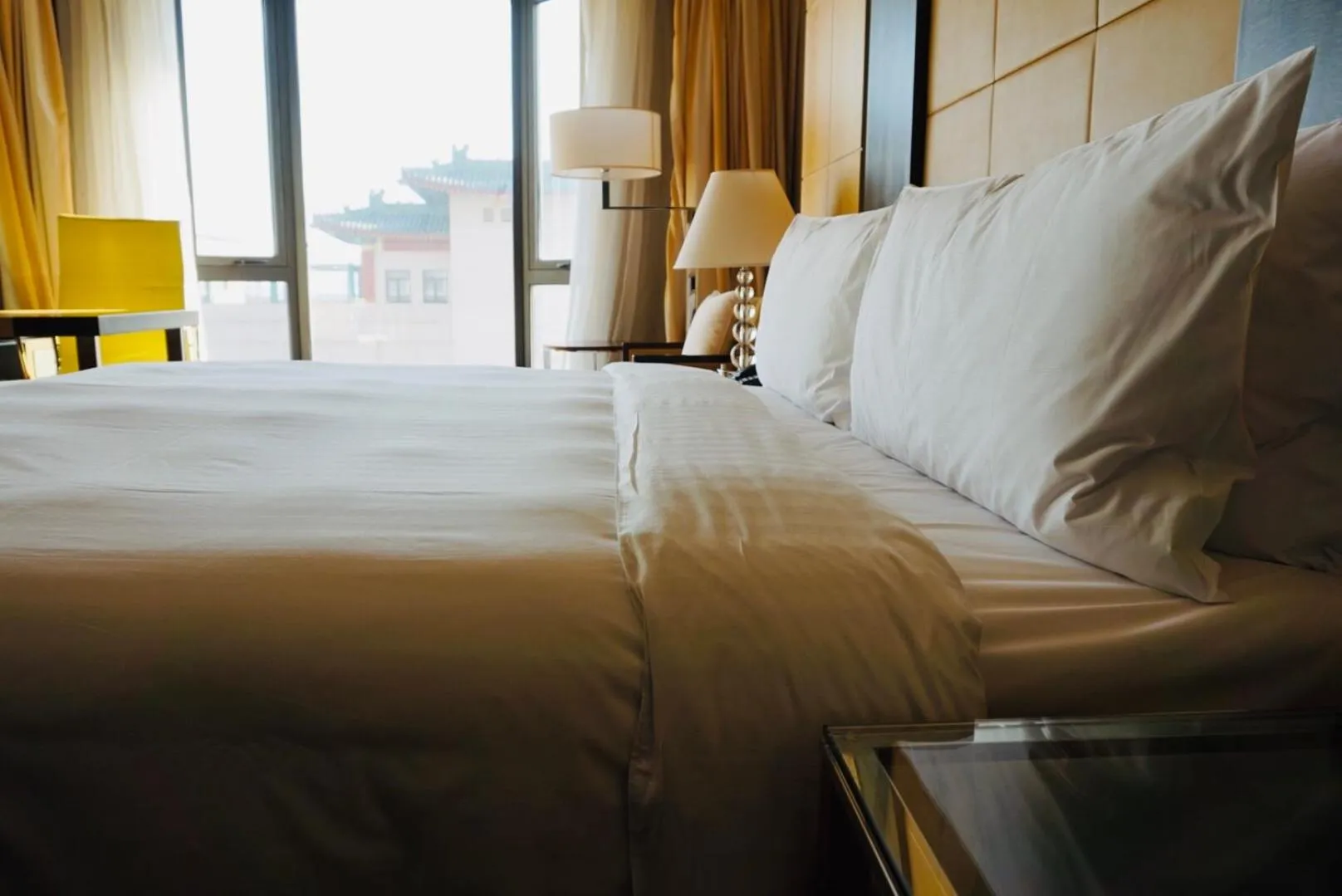 Bedroom, Bed in The Sandalwood Beijing Marriott Executive Apartments