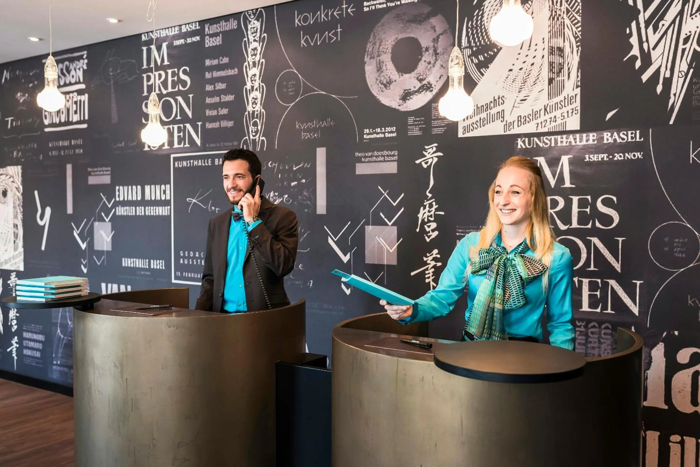 Lobby or reception in Motel One Basel