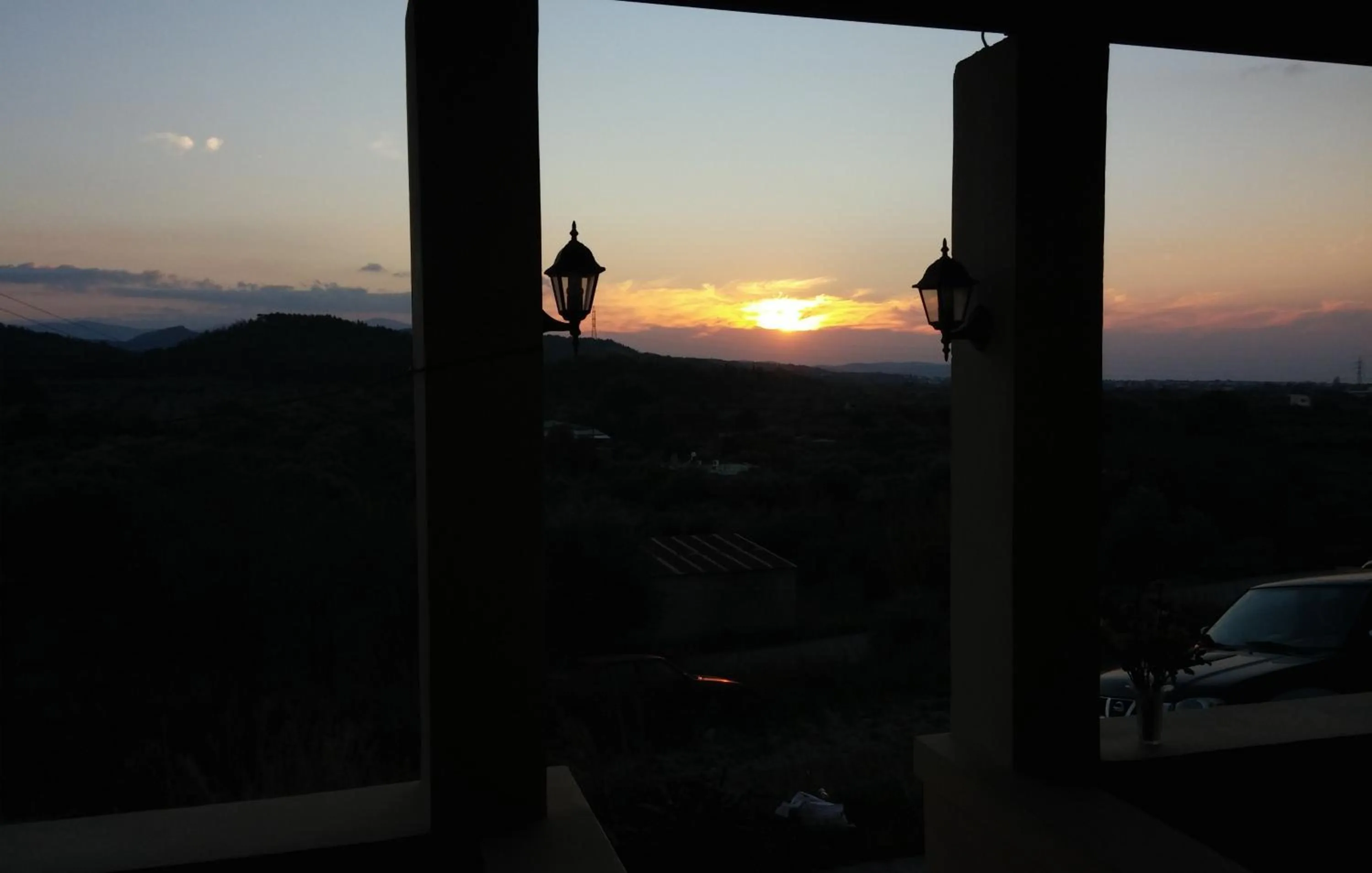 Natural landscape in Theologos Traditional House