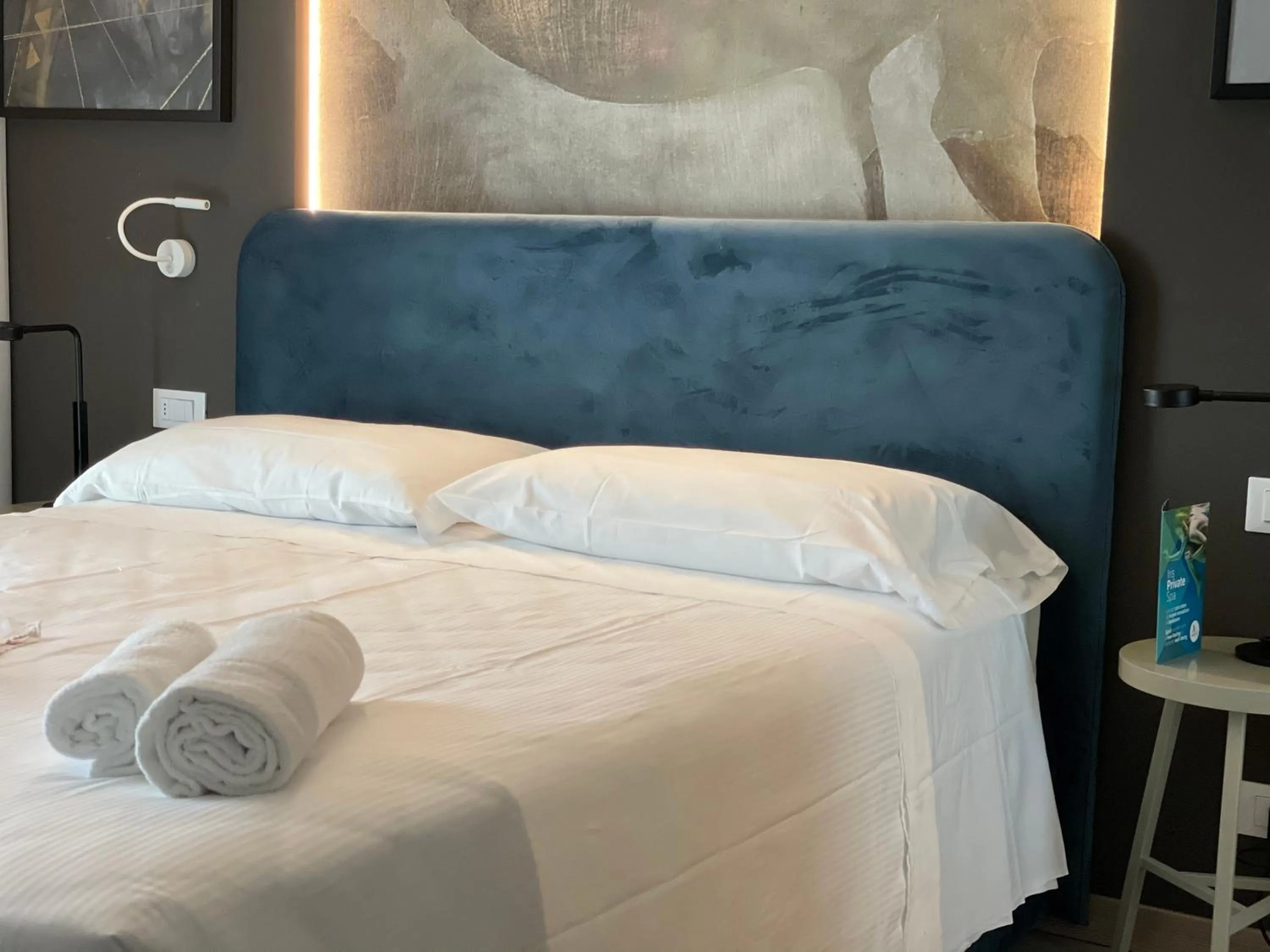Bed in Hotel Iris Jesolo
