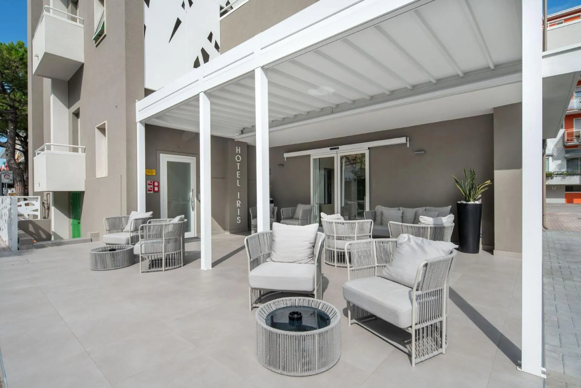 Patio in Hotel Iris Jesolo