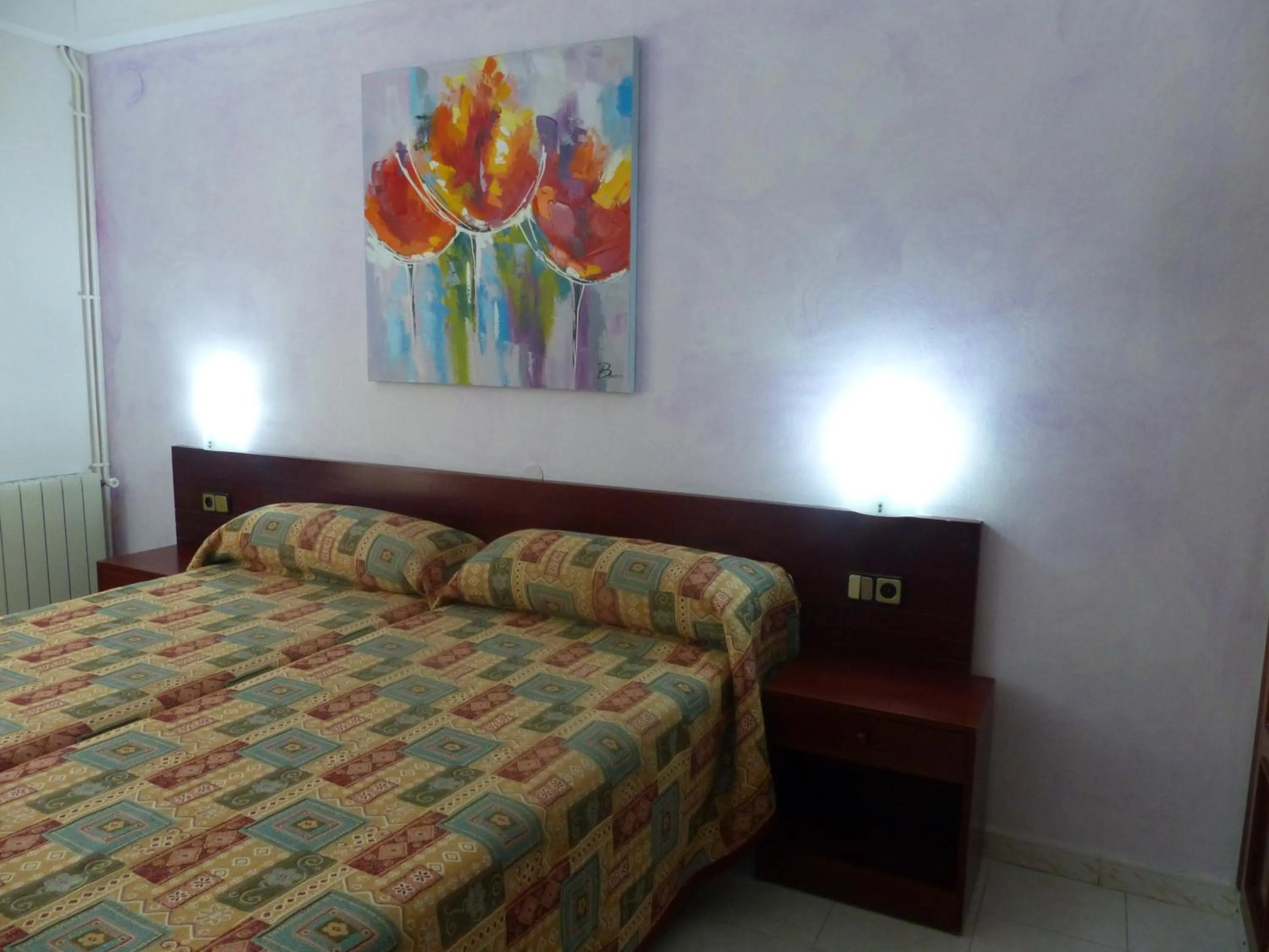 Bed in Hotel Vall d´Aneu