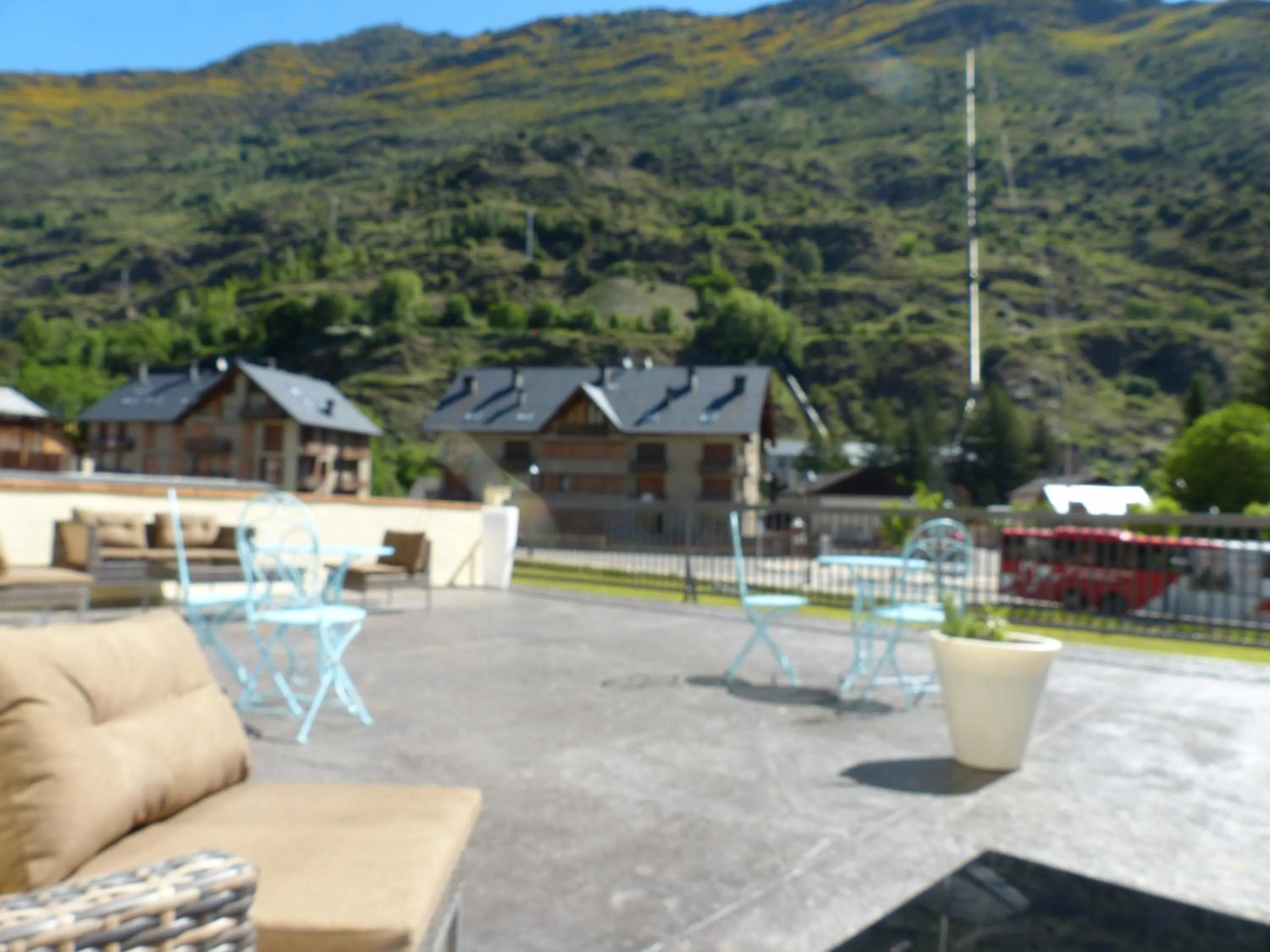 Balcony/Terrace in Hotel Vall d´Aneu