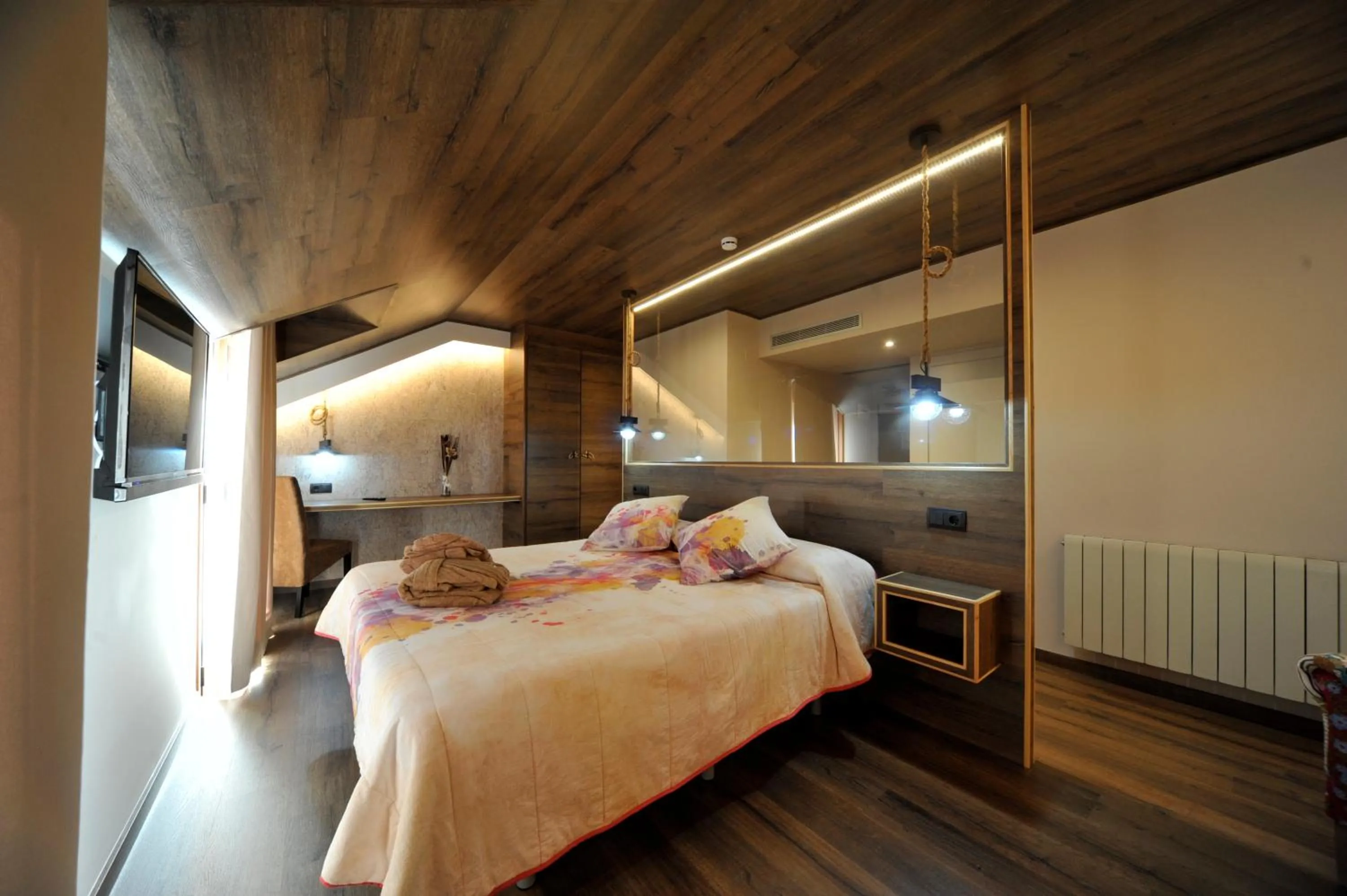 Bed in Hotel Vall d´Aneu